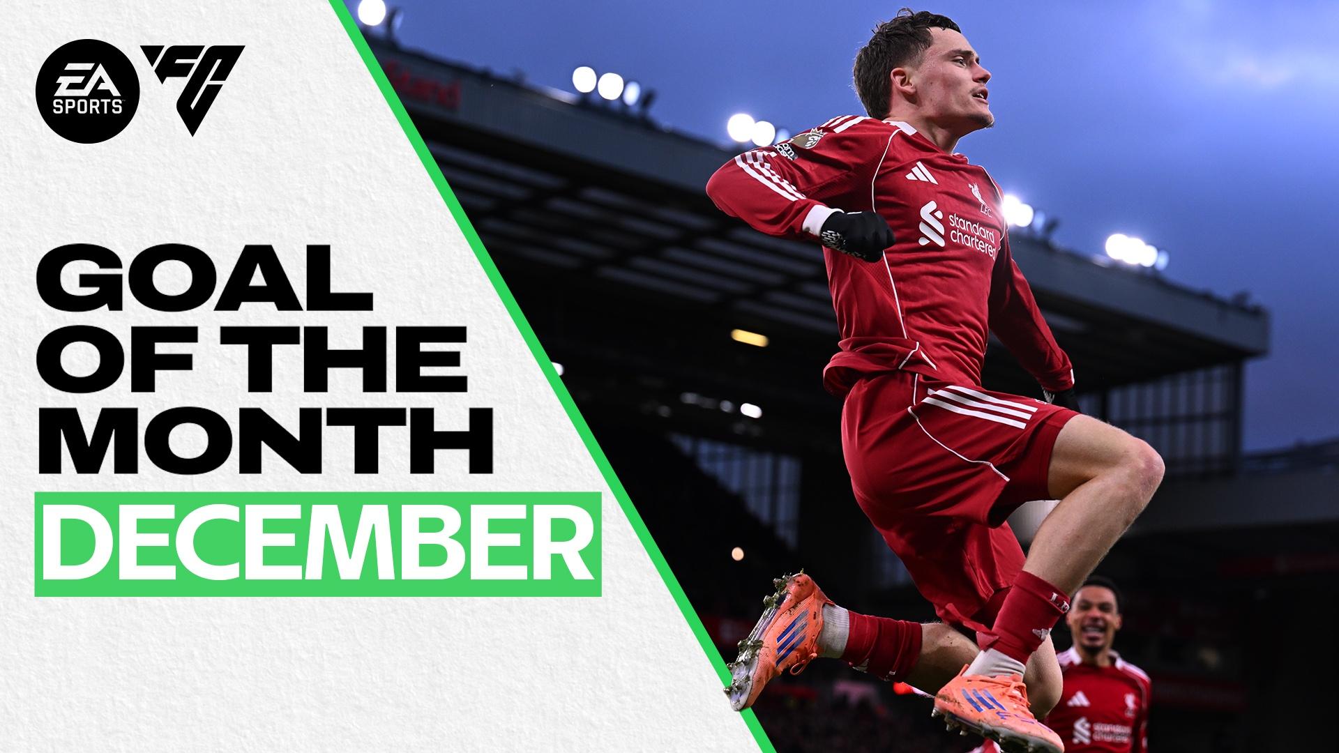 Florian Wirtz wins LFC Goal of the Month award for December