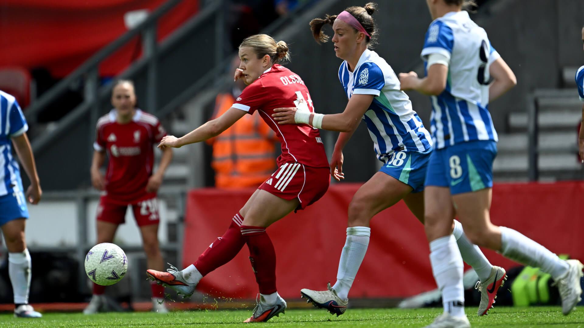 Liverpool beaten by late Brighton goal in Women's FA Cup semi-final