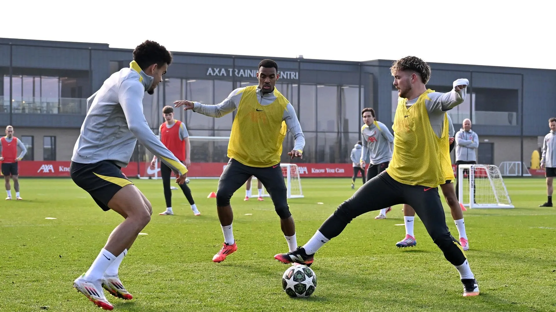 Training photos: Liverpool prepare for Champions League decider with PSG at Anfield