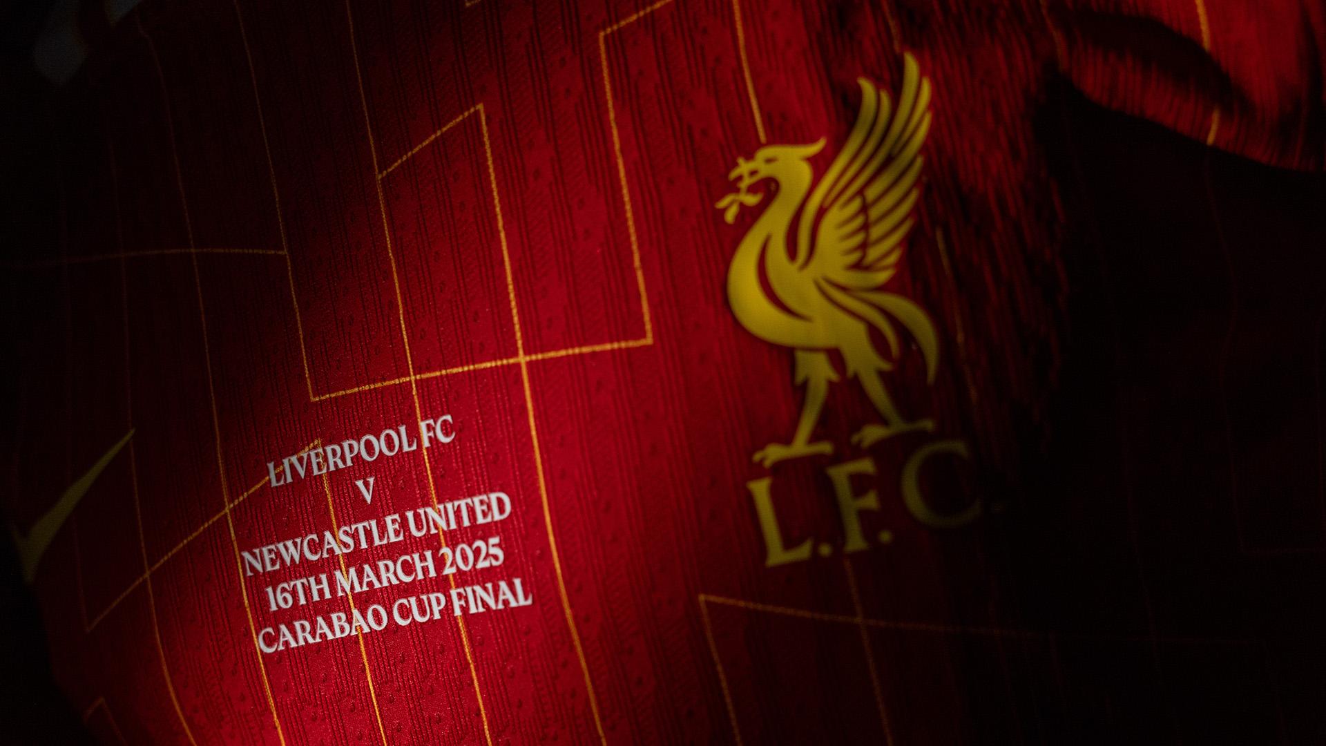 In detail: Liverpool's bespoke Carabao Cup final jersey