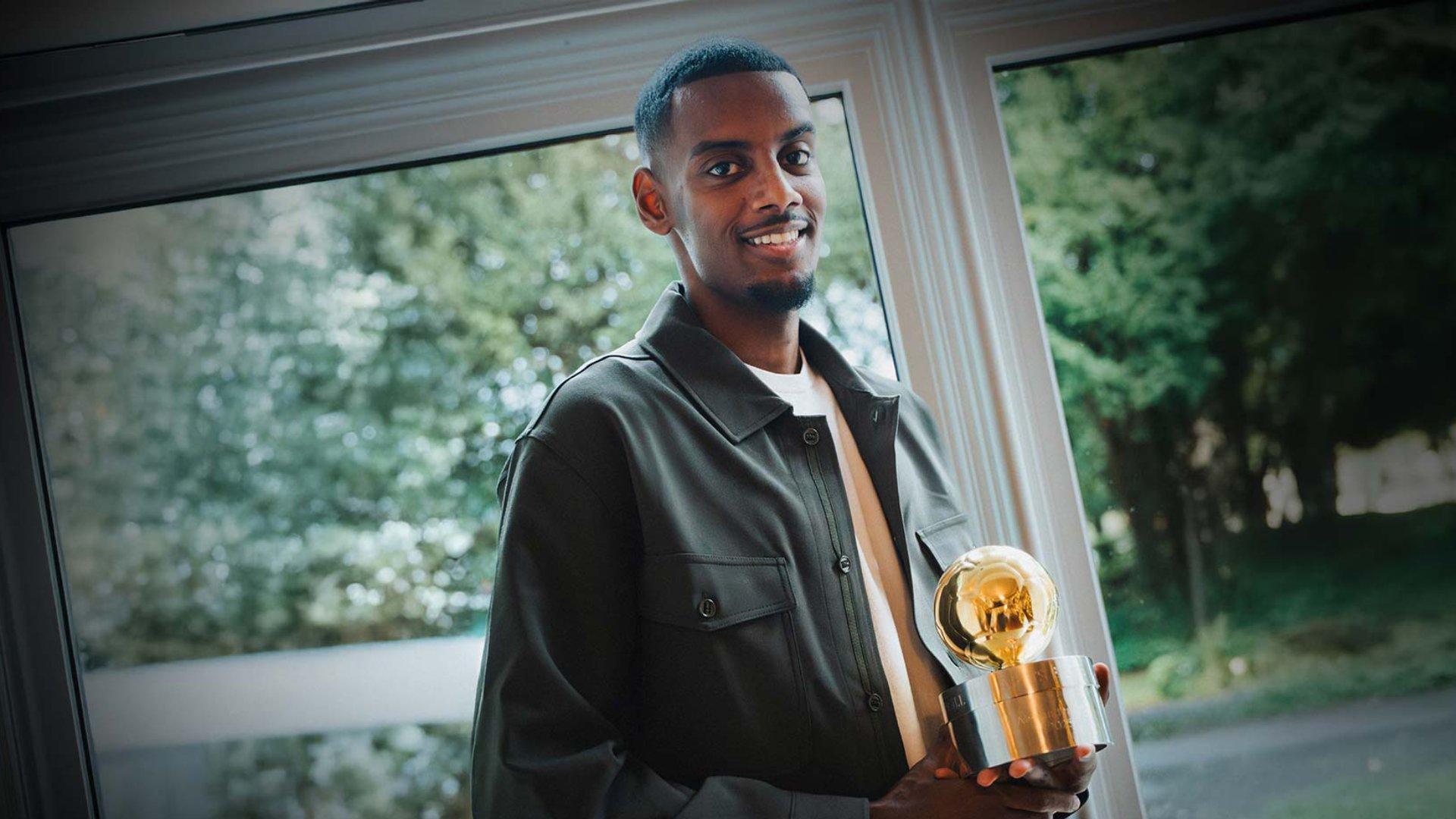 Alexander Isak named Swedish Men's Player of the Year