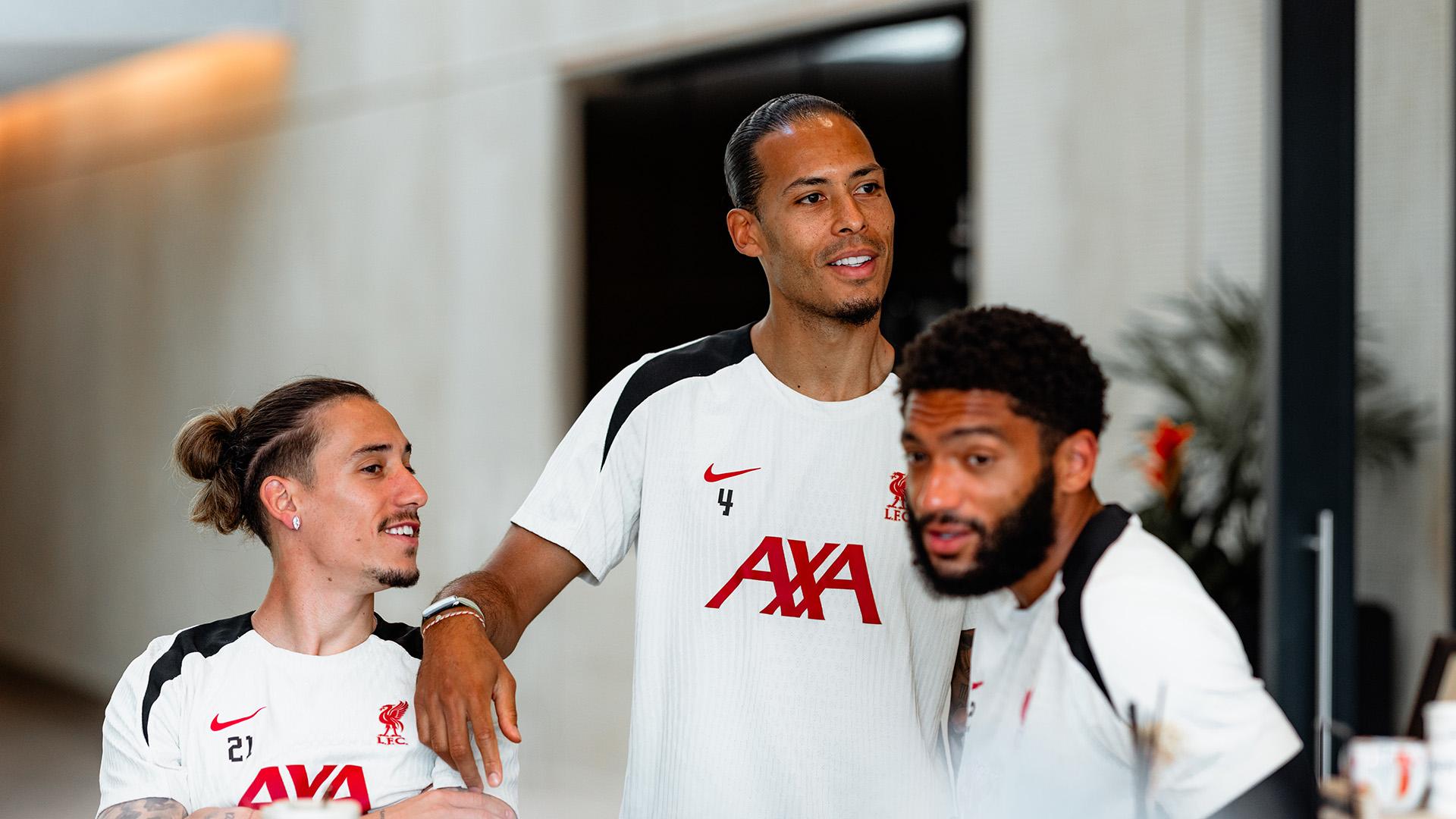 Training photos: Liverpool prepare for Anfield return against Arsenal
