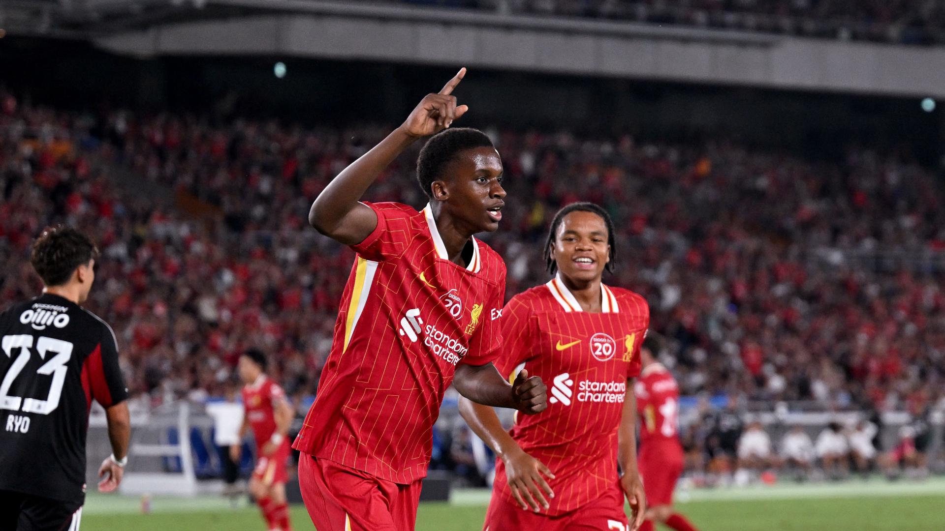 'A very big night' - Ngumoha and Nyoni reflect on their impact in Reds' pre-season win in Japan