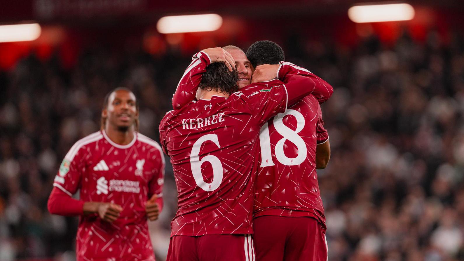 Liverpool beat Spurs to secure Carabao Cup progress at Anfield