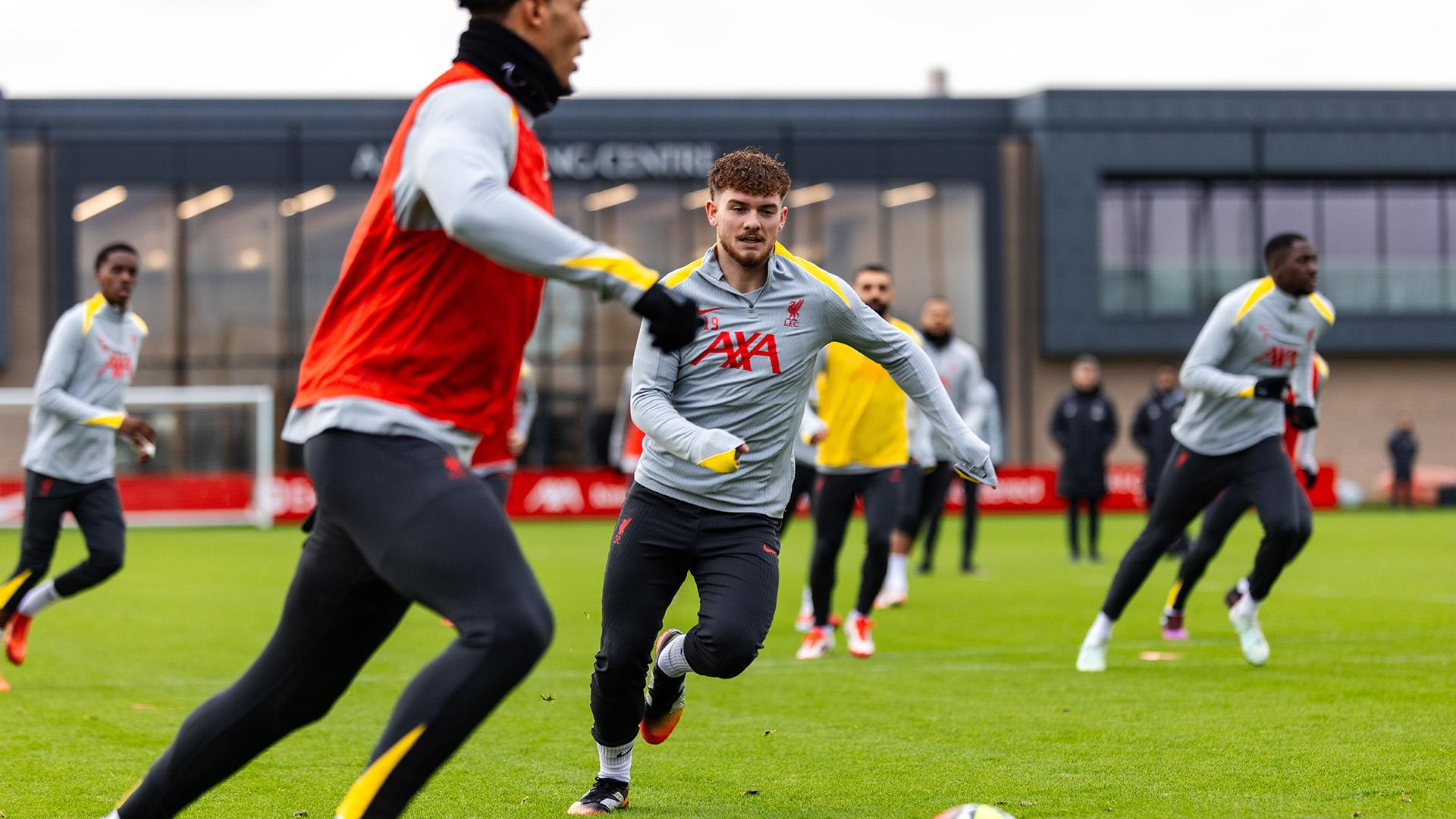 On demand: Watch Liverpool in pre-PSV training