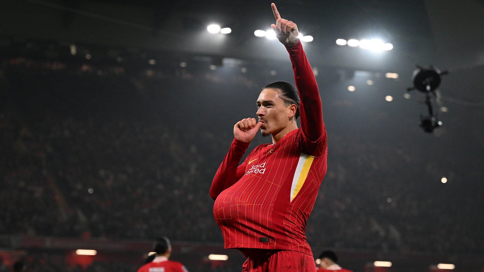 Nunez and Salah score as Liverpool beat Villa to move five points clear at top