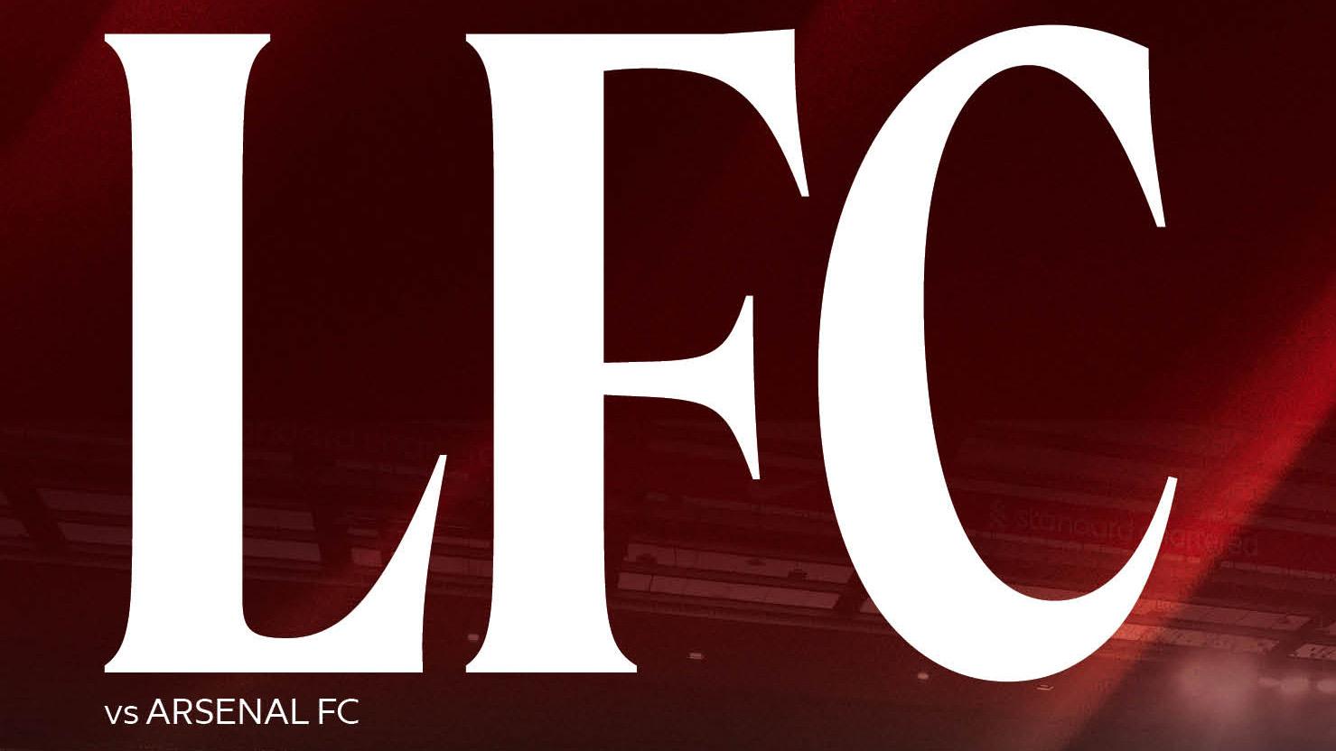 Order your copy of the Liverpool v Arsenal matchday programme