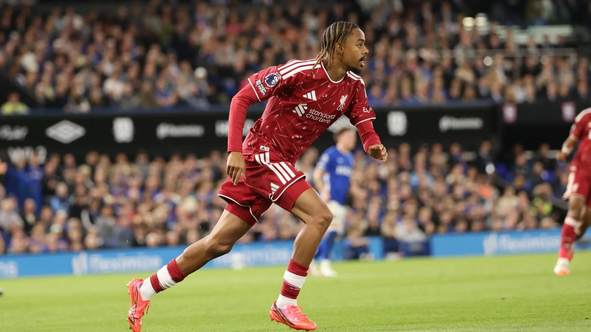 Photos: Bradley Barcola makes Liverpool debut against Ipswich