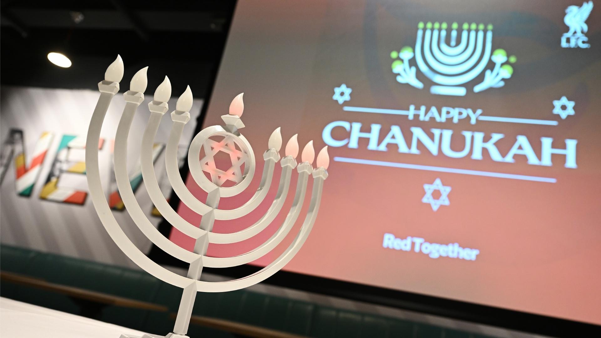 LFC welcomes communities to Anfield for special Hanukkah event