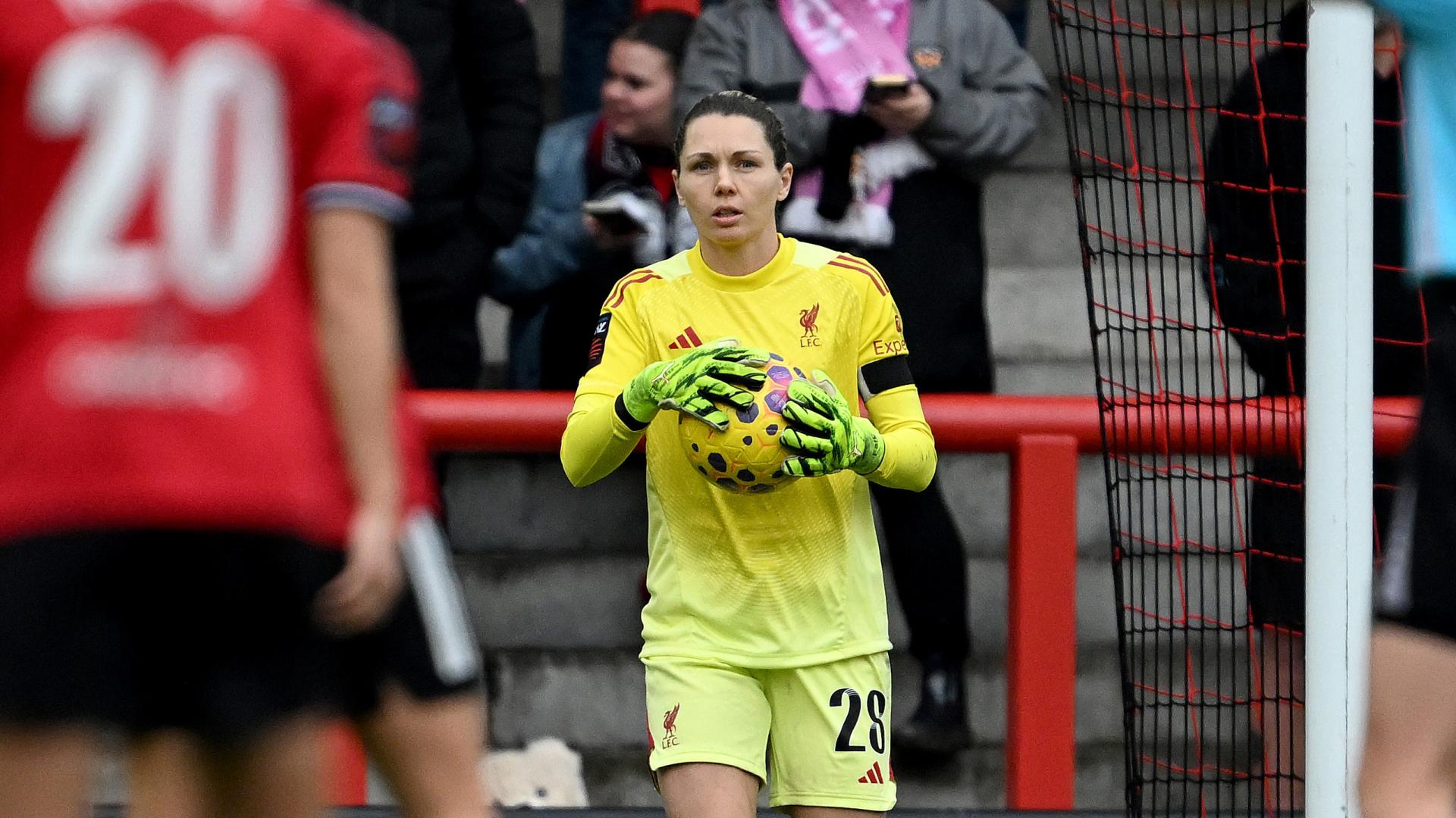 Jennifer Falk shortlisted for February's WSL Save of the Month award