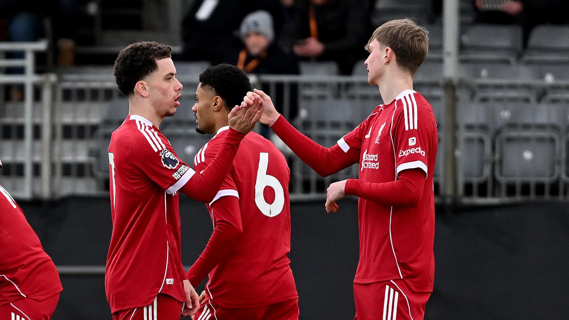 Watch U21s highlights: Liverpool 7-0 Arsenal