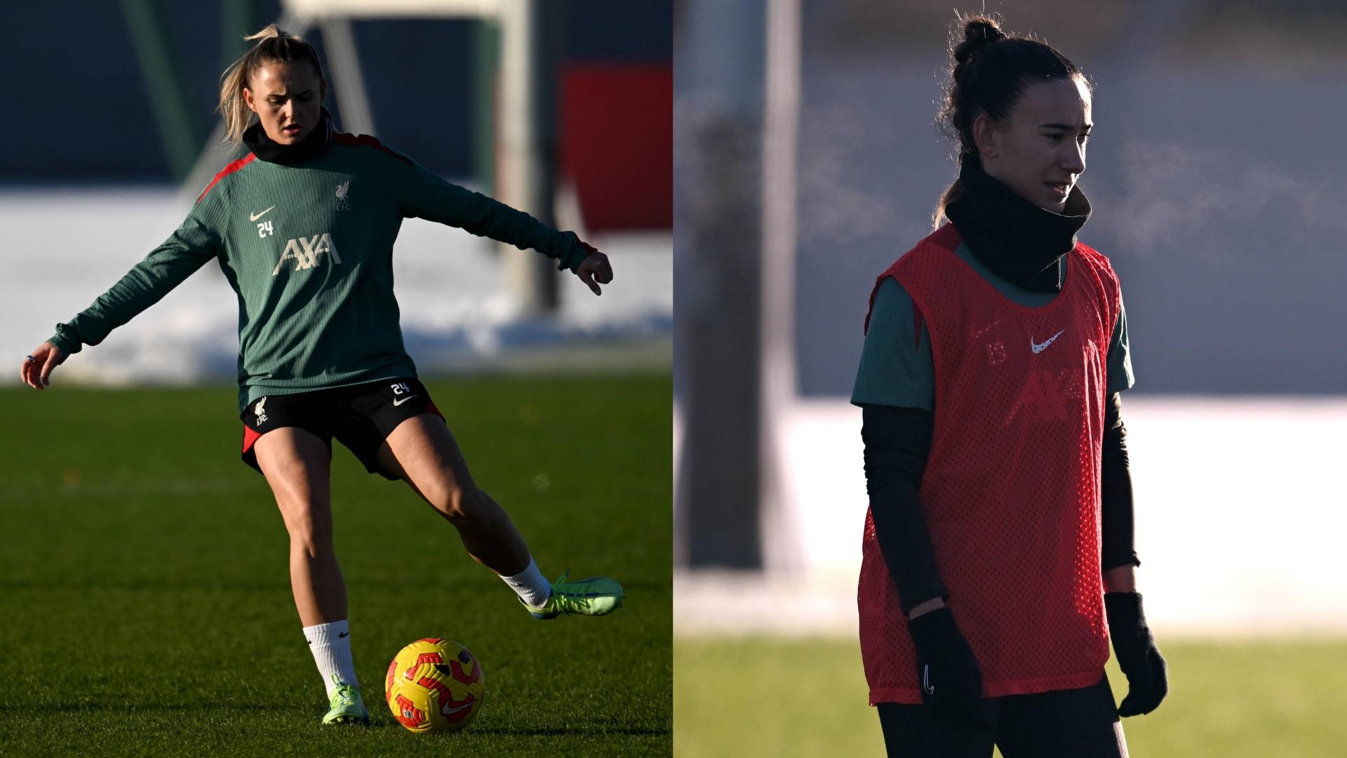 Training photos: Kerr and Bartel involved as LFC Women prepare for FA Cup trip to West Ham