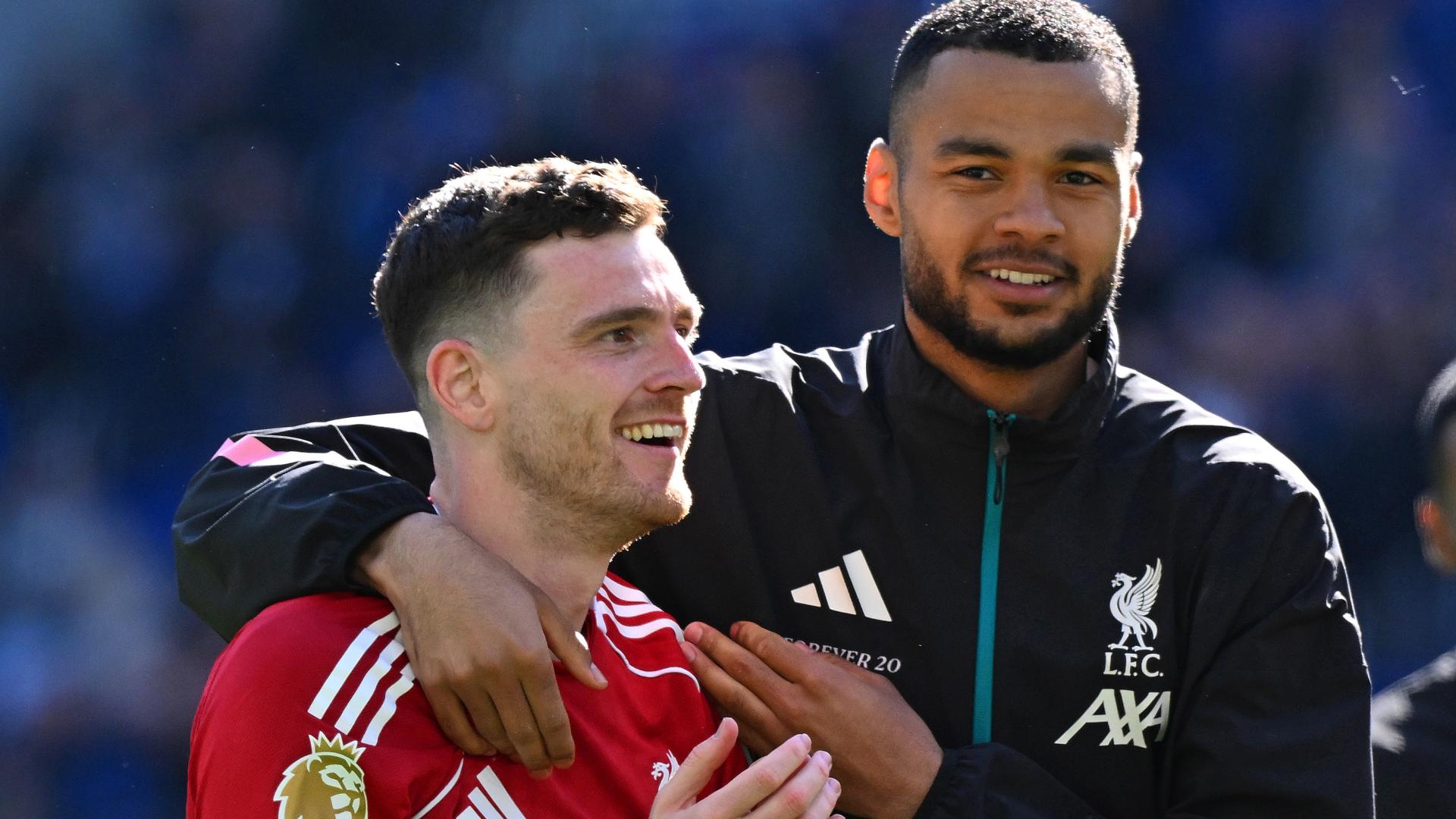 Andy Robertson on his last Merseyside derby: 'You can't ask for much better'
