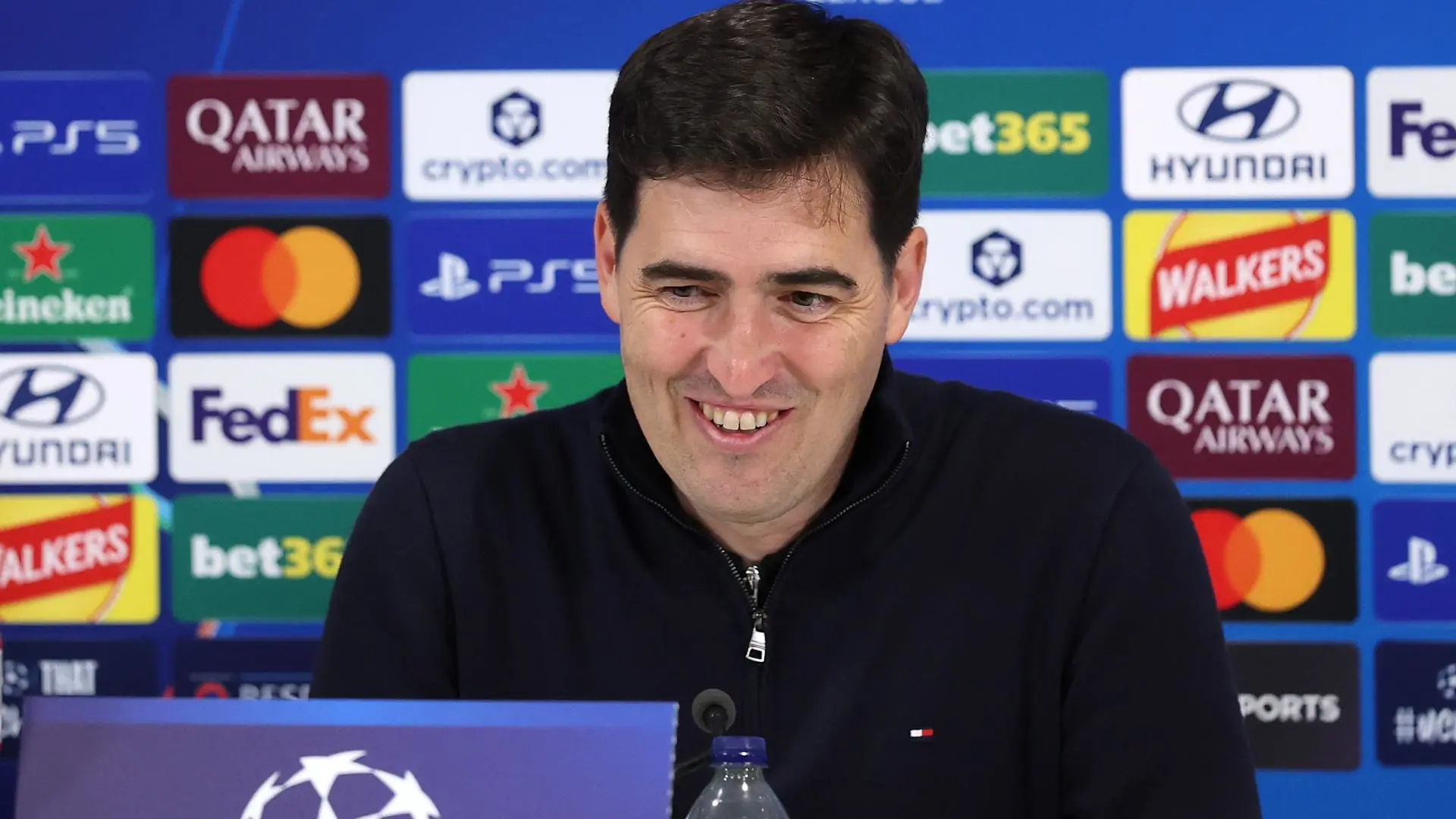 Liverpool 2-1 Atletico Madrid: Watch Andoni Iraola's post-match press conference