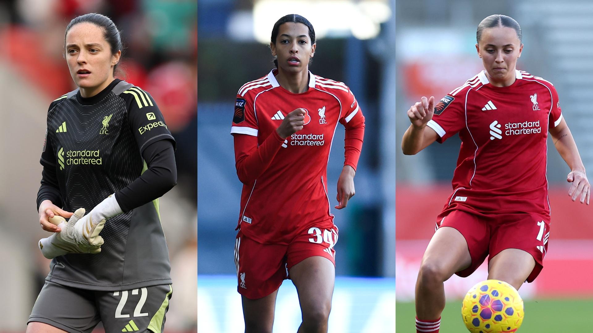 Liverpool FC Women trio included in England U23s squad