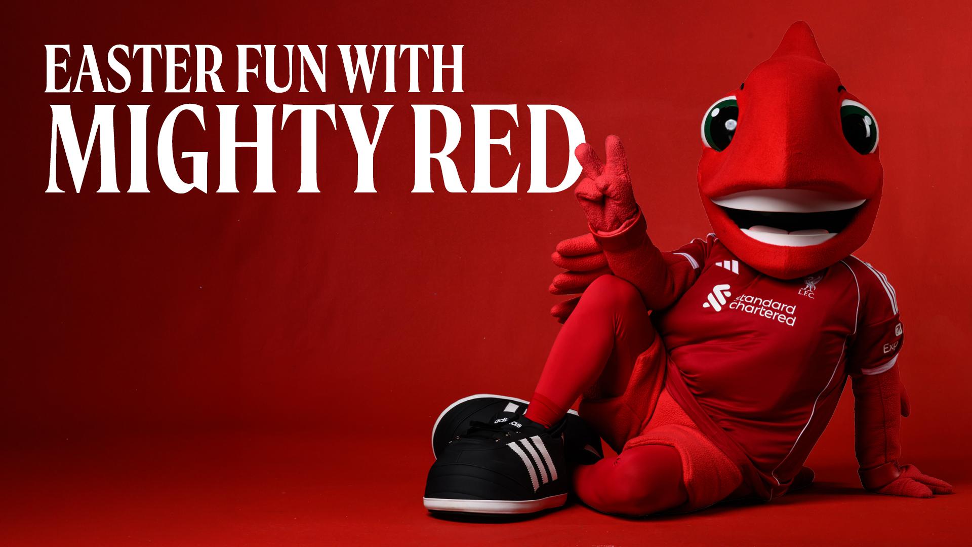 Meet Mighty Red at LFC stores this Easter half-term