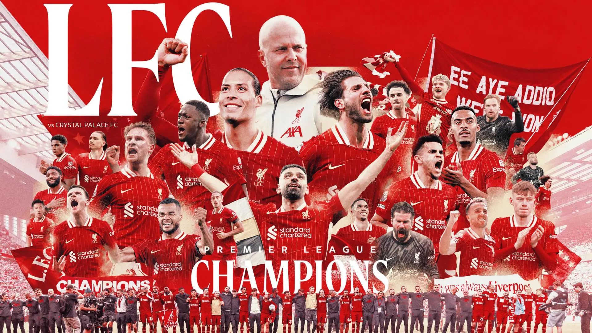 Order your copy of the 'champions' Liverpool v Crystal Palace programme