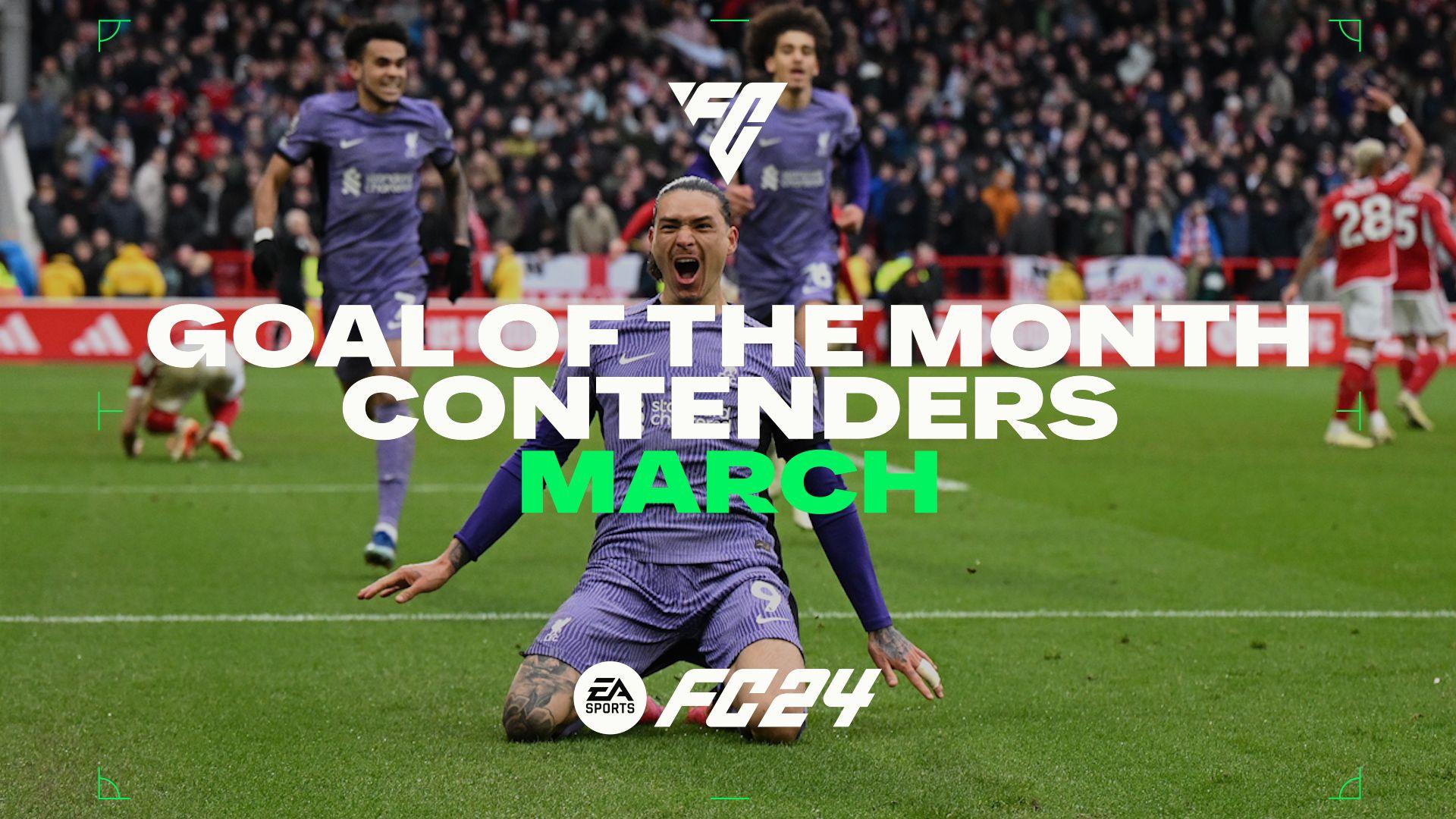 Vote on Liverpool's Goal of the Month for March