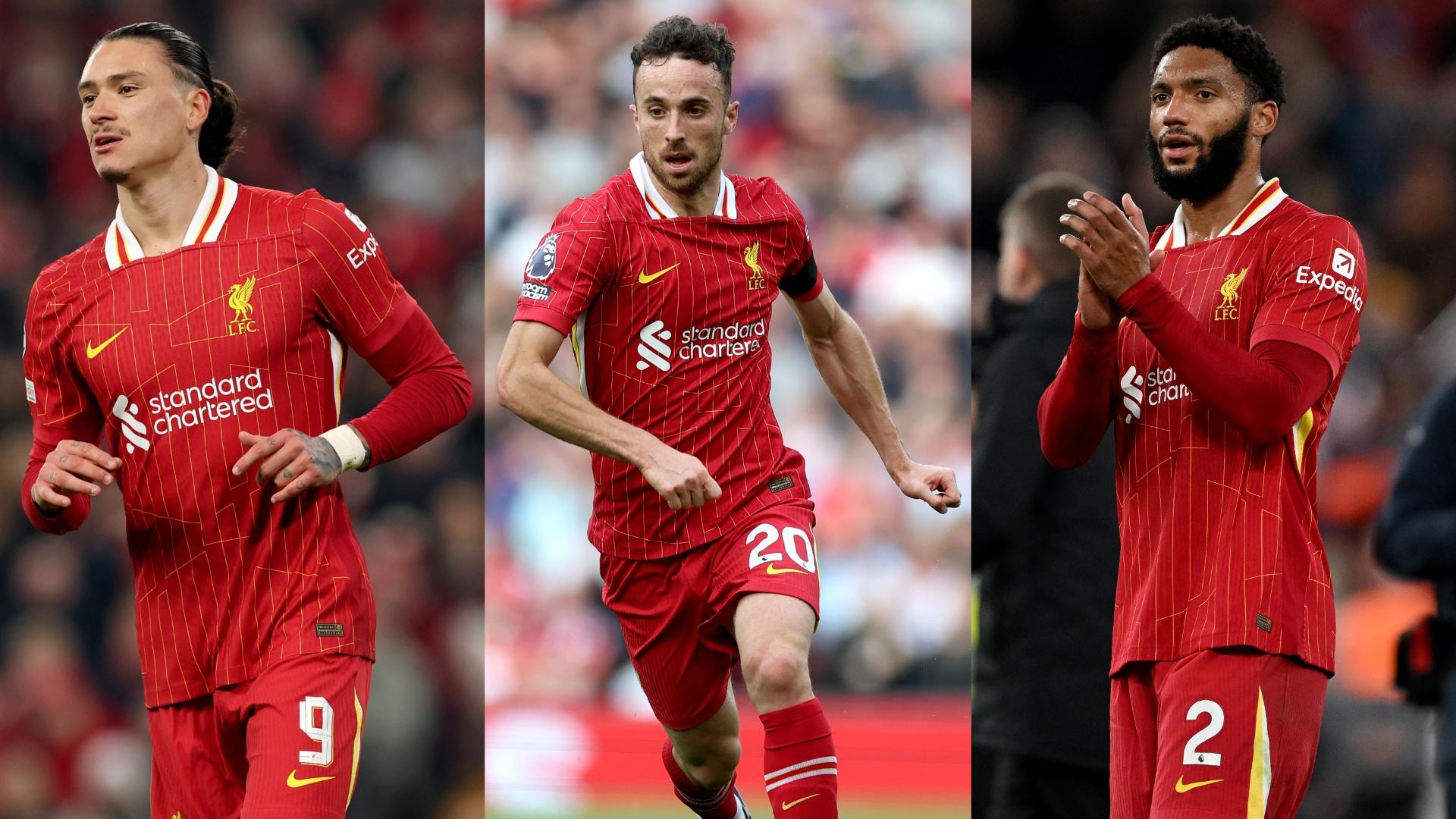 Injury and fitness news: Latest on Joe Gomez, Diogo Jota and Darwin Nunez
