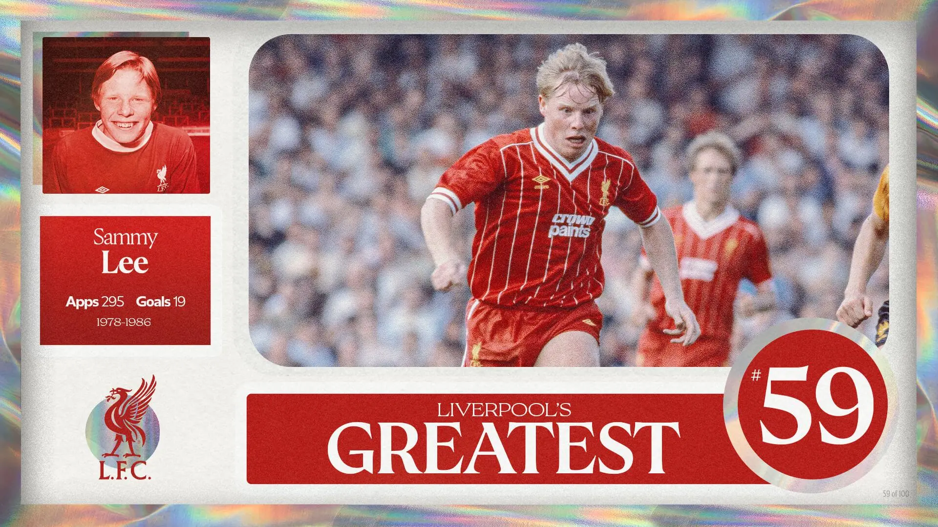 Liverpool's Greatest - No.59: Sammy Lee