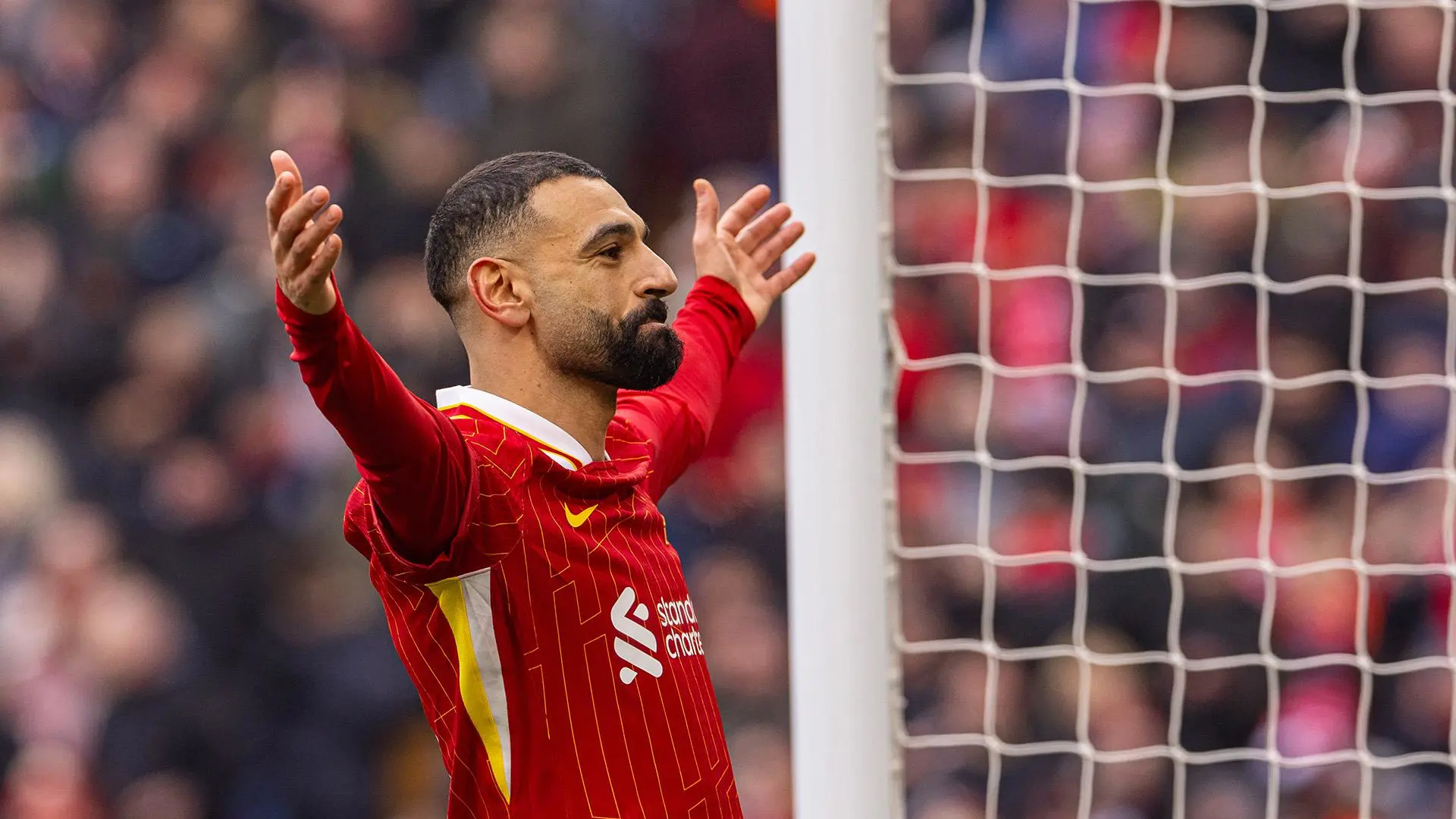 Celebrations photos: Diaz and Salah strike at Anfield on Sunday