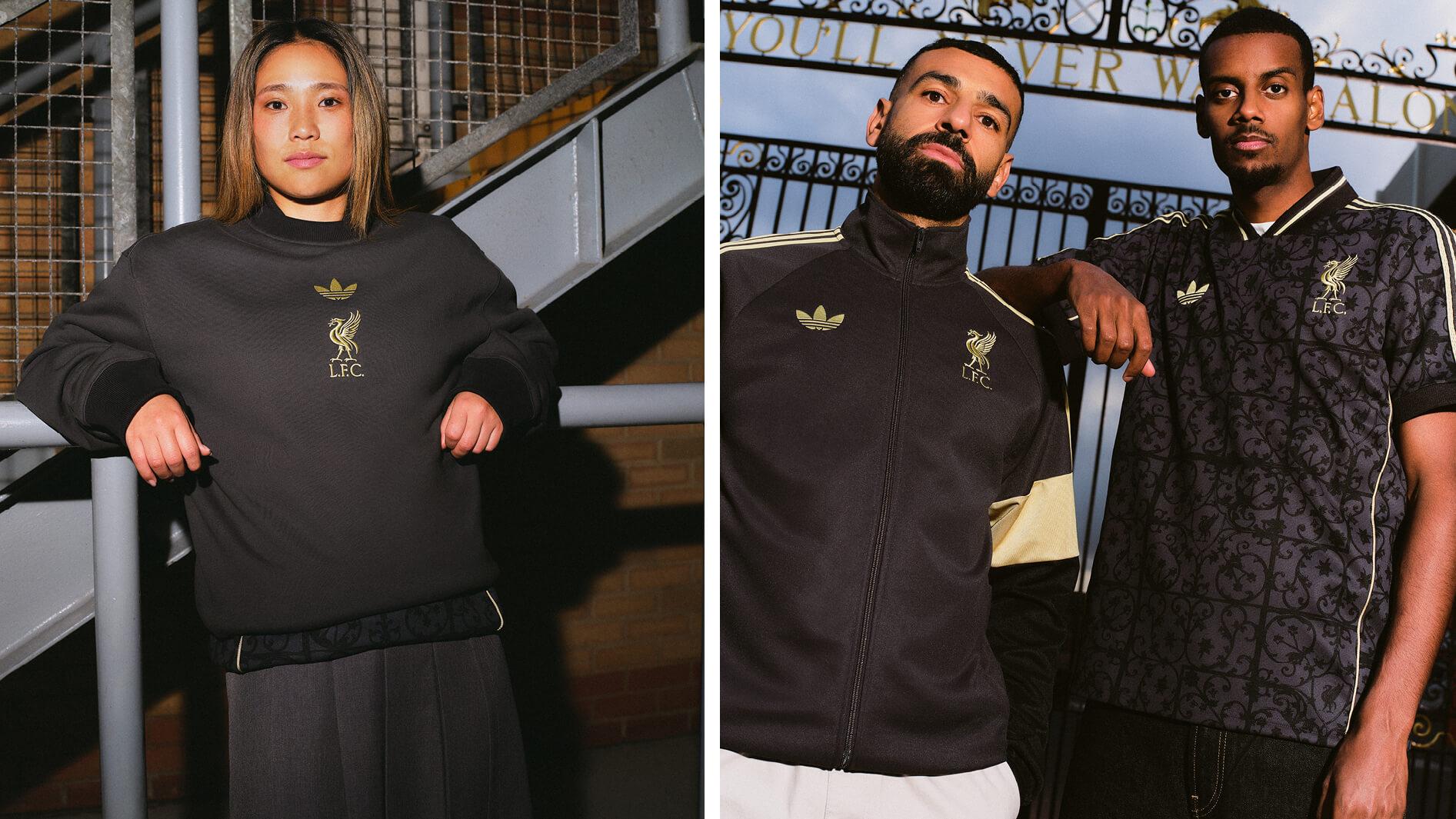 Photoshoot: Players model new LFC x adidas LFSTLR collection