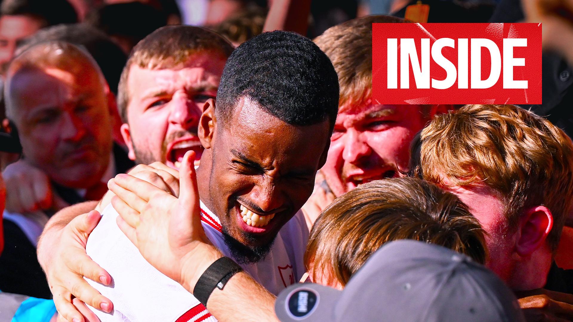 Inside: Watch new angles and unseen moments from Liverpool's win at Bournemouth