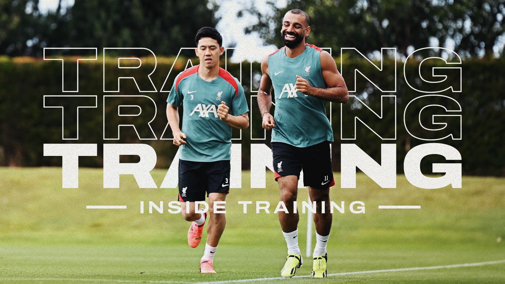 Inside Training: Watch Wednesday's work as Endo and Salah report for pre-season