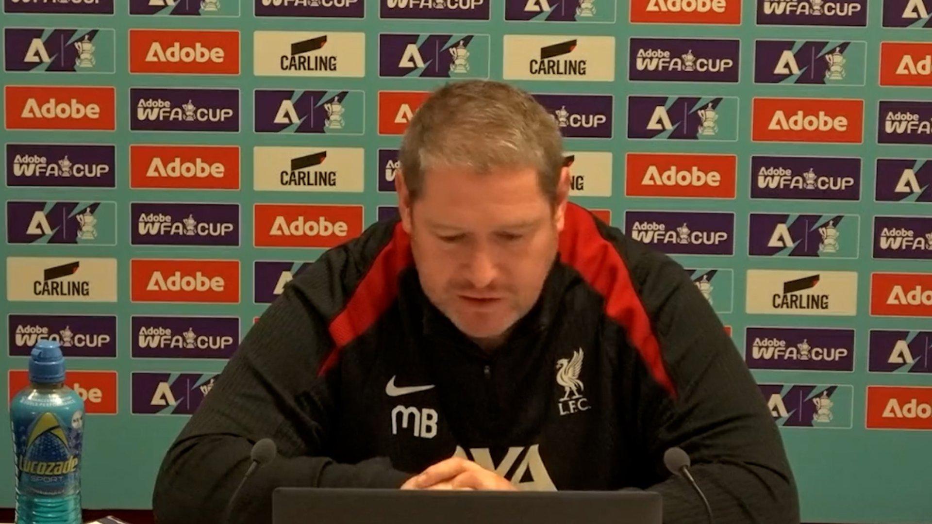 Press conference: Matt Beard on Liverpool's Women's FA Cup tie at Rugby Borough