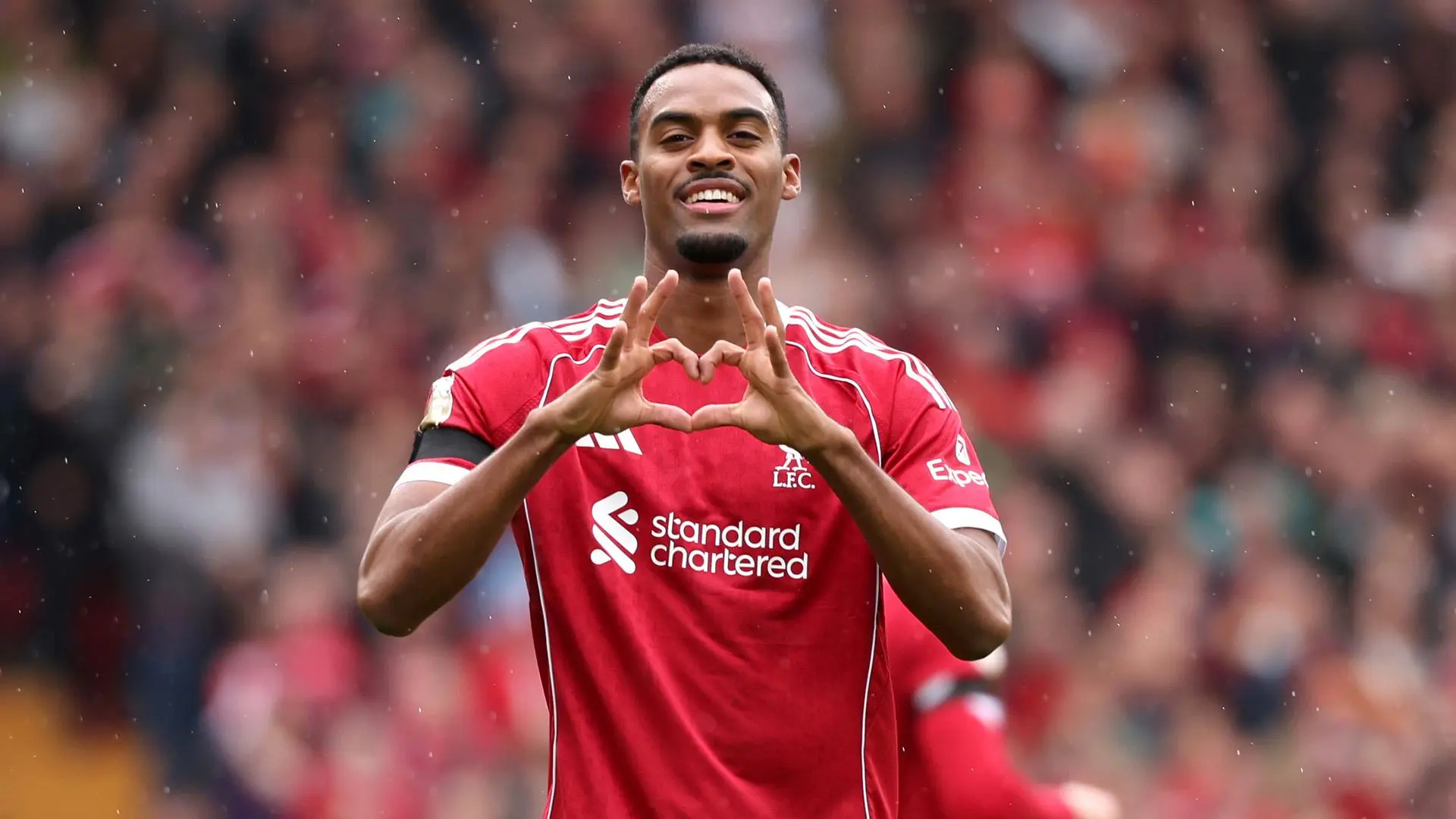 In photos: Ryan Gravenberch and Hugo Ekitike strike for Merseyside derby win
