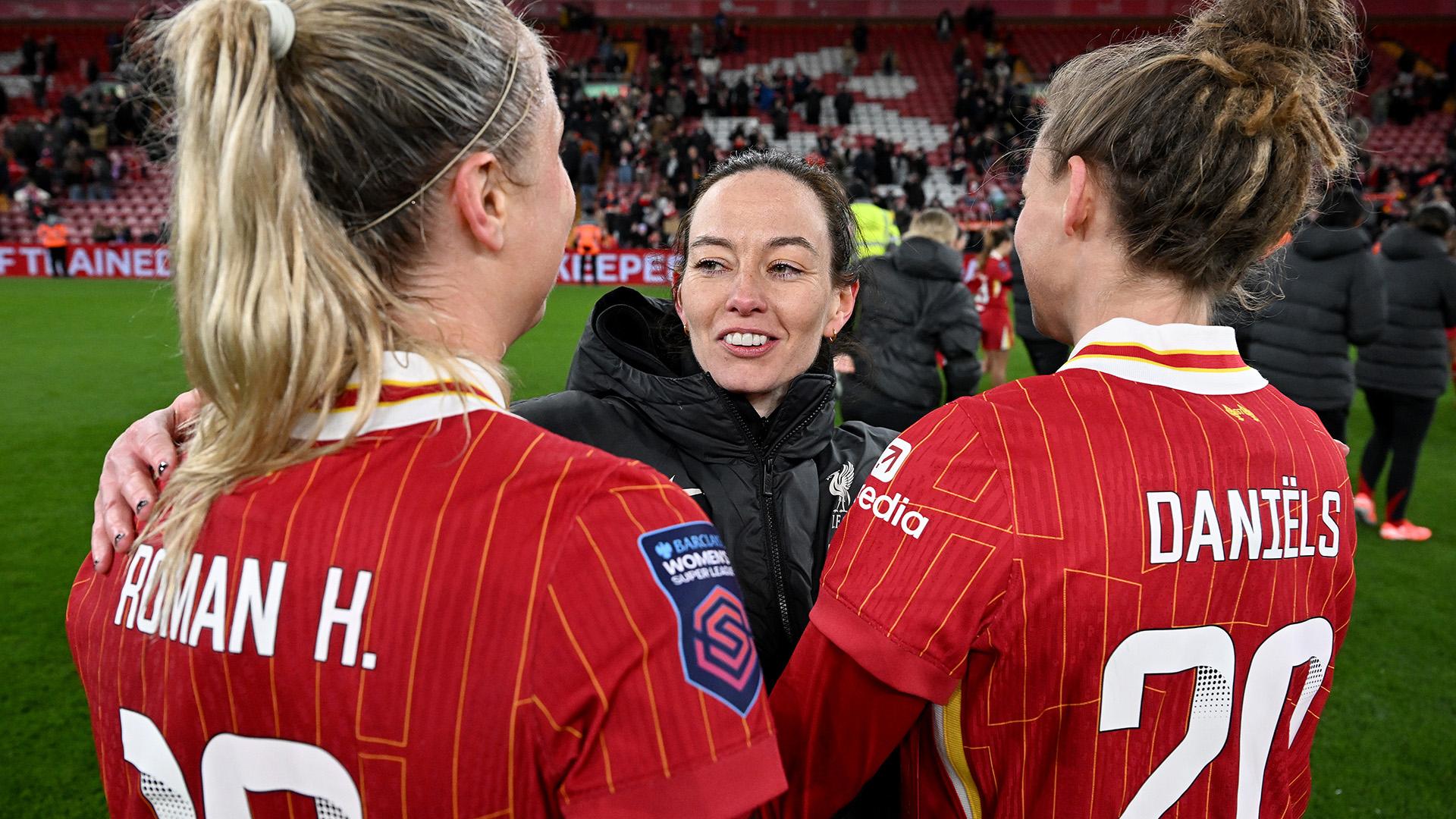 'We put absolutely everything in' - Amber Whiteley on Liverpool 3-1 Man Utd