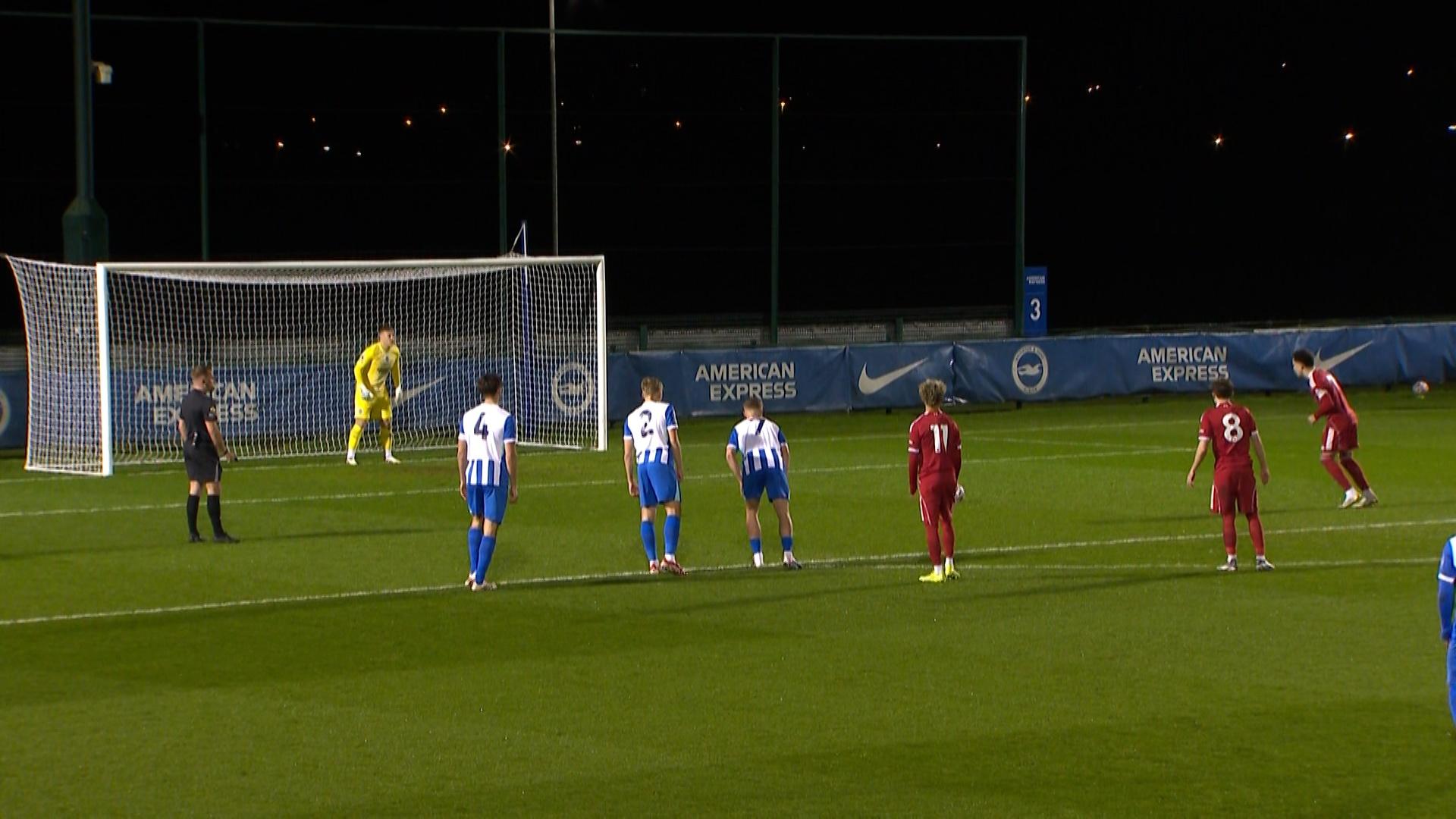 Watch U21s highlights: Brighton & Hove Albion 0-1 Liverpool