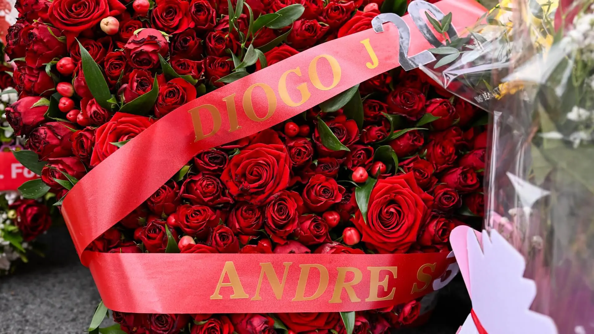 Anniversary respects paid to Diogo Jota and André Silva at Anfield