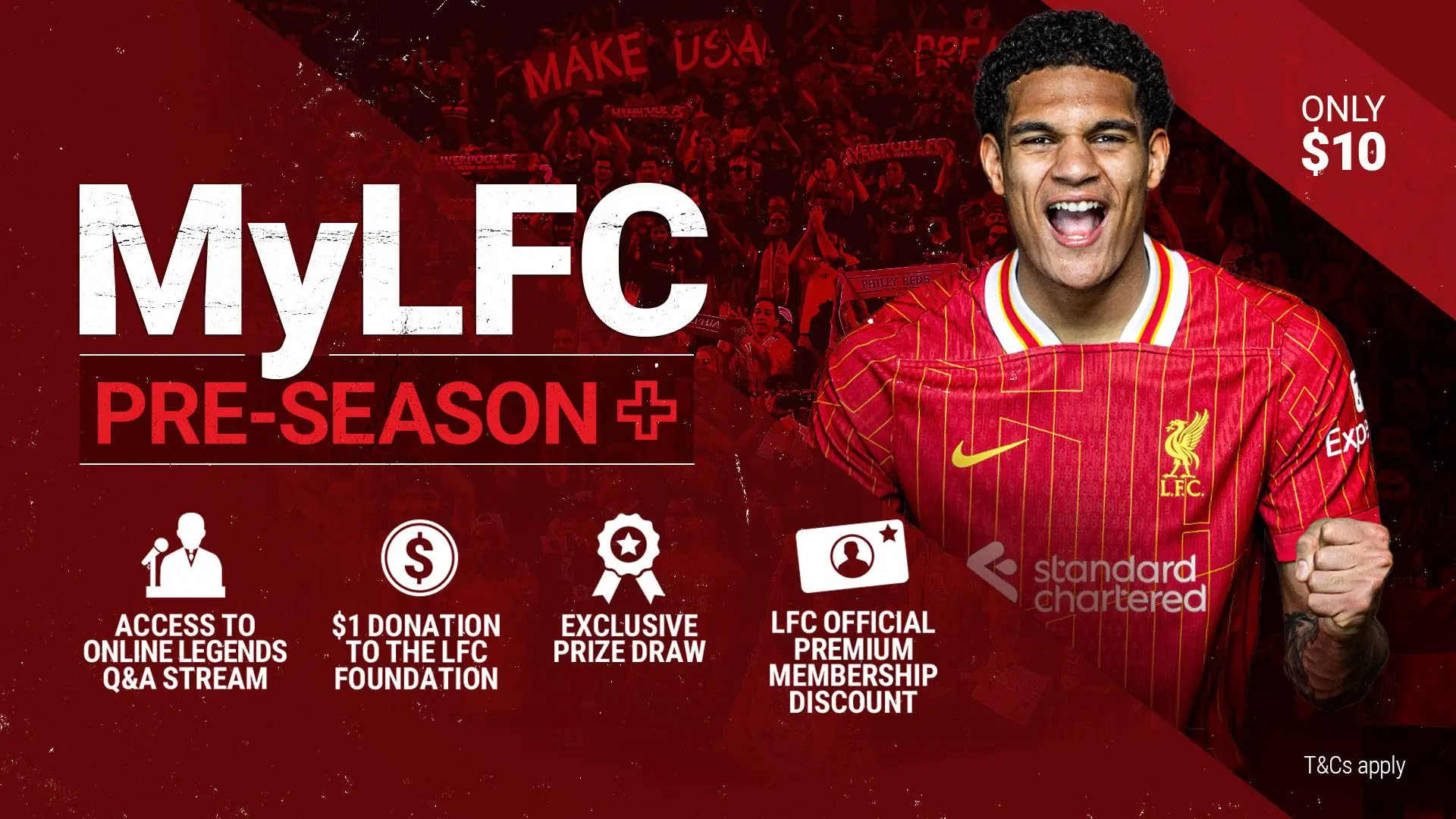 Get extra benefits this summer with MyLFC Pre-Season+