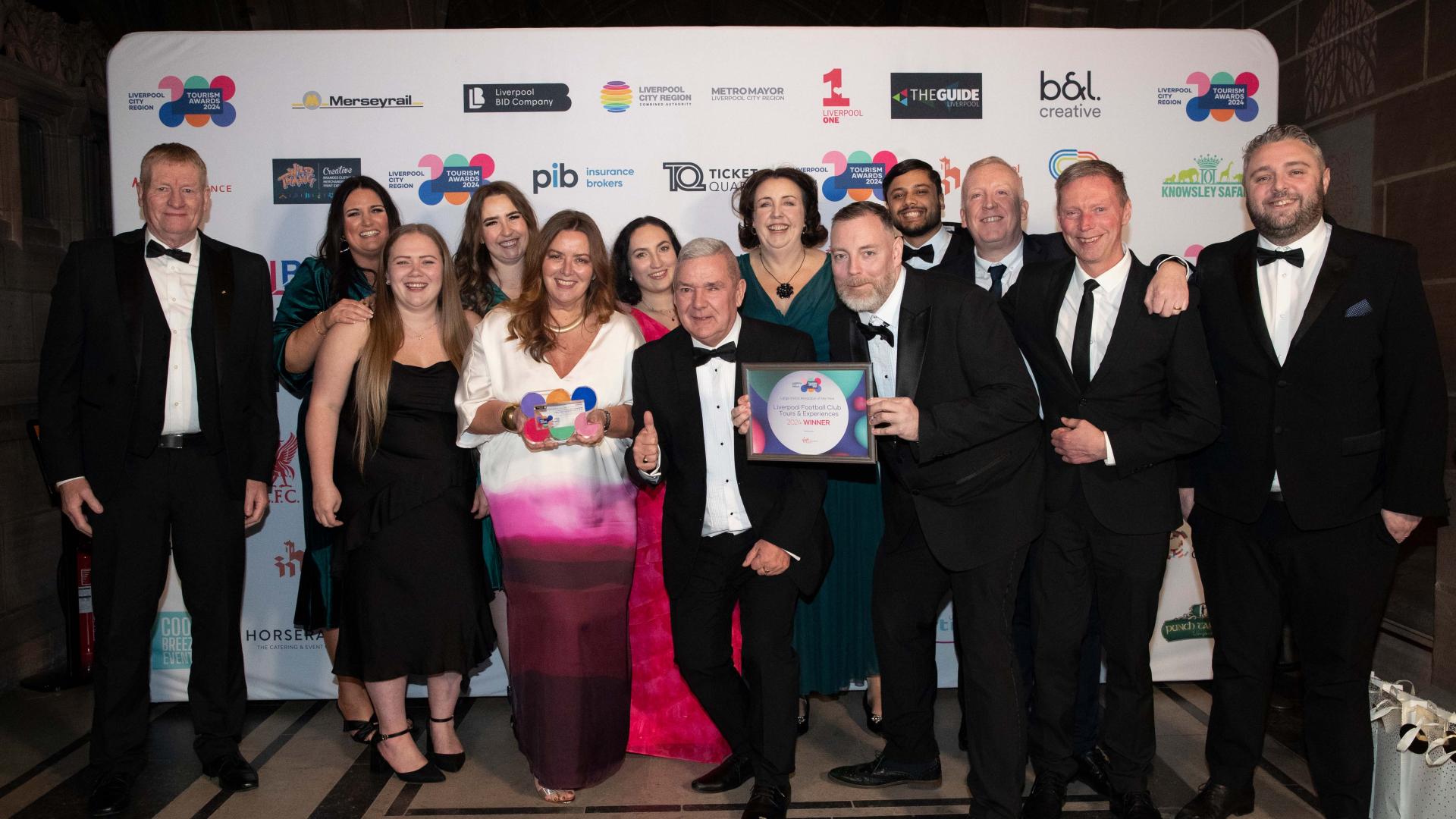 LFC Stadium Tours & Experiences named Large Visitor Attraction of the Year