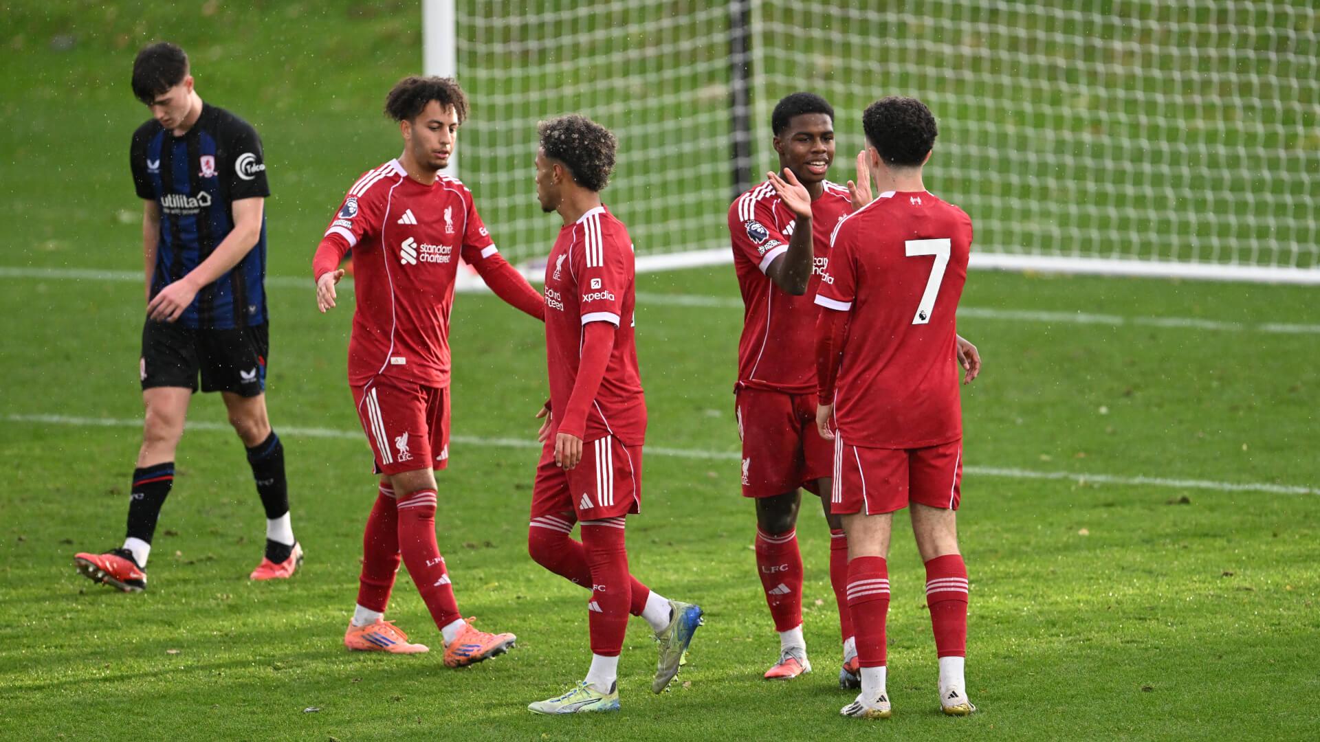 Watch U21s highlights: Liverpool 4-2 Middlesbrough