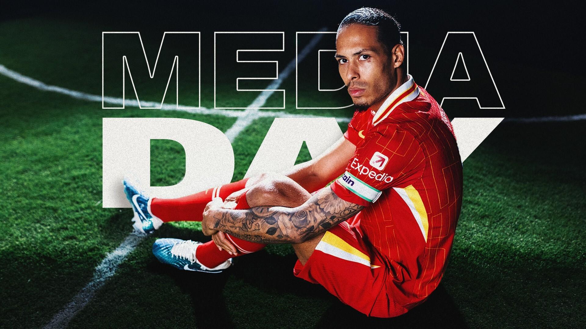 Video: Behind the scenes of Liverpool's 2024-25 media day
