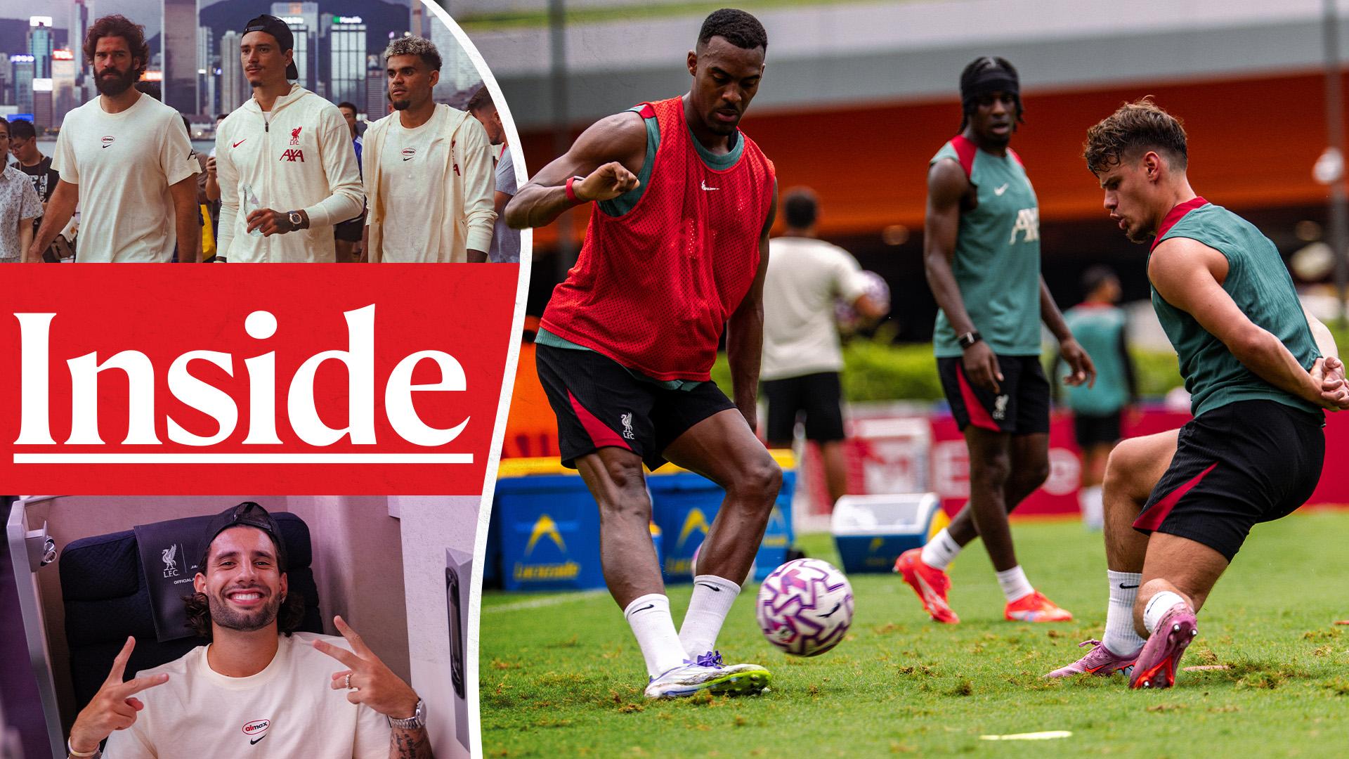 Inside Hong Kong: Behind the scenes as Reds' pre-season tour of Asia begins