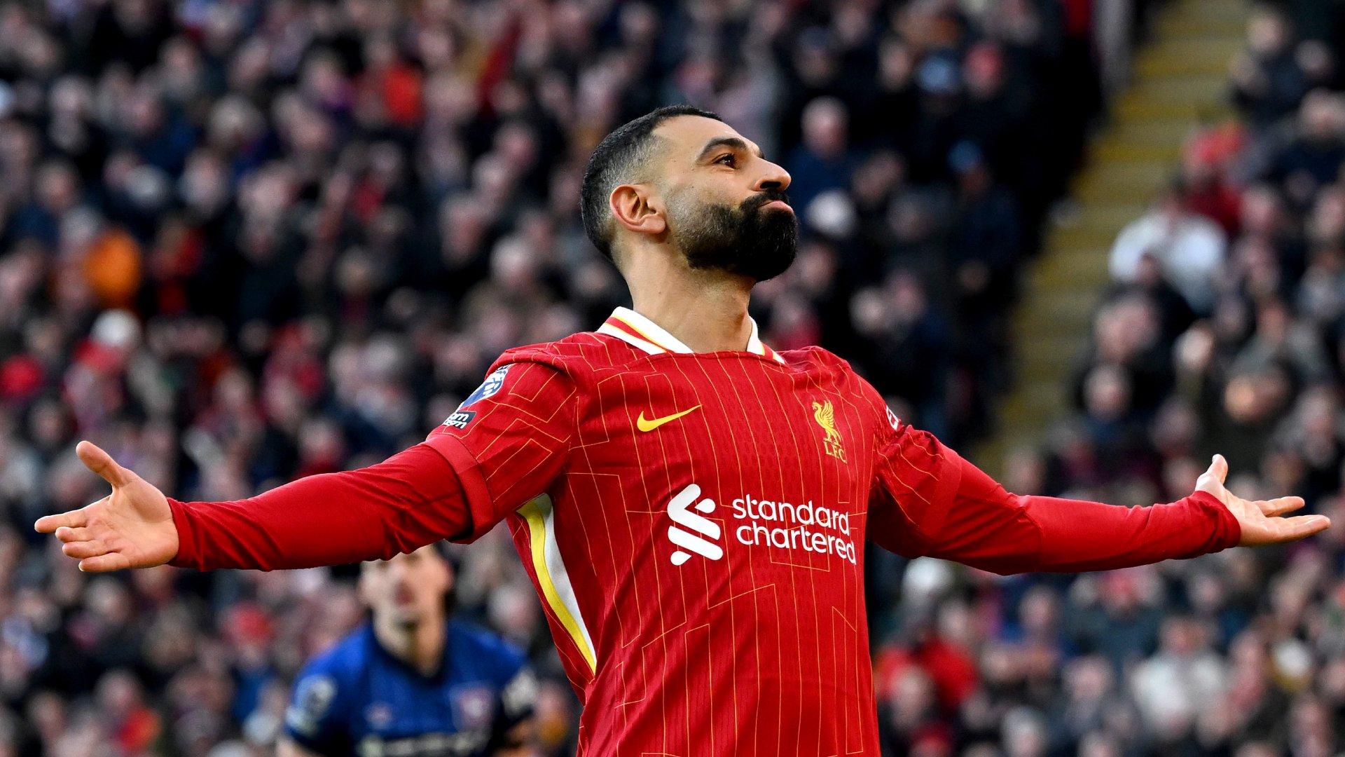 How Mohamed Salah can join Shearer, Henry, Aguero and Kane this weekend
