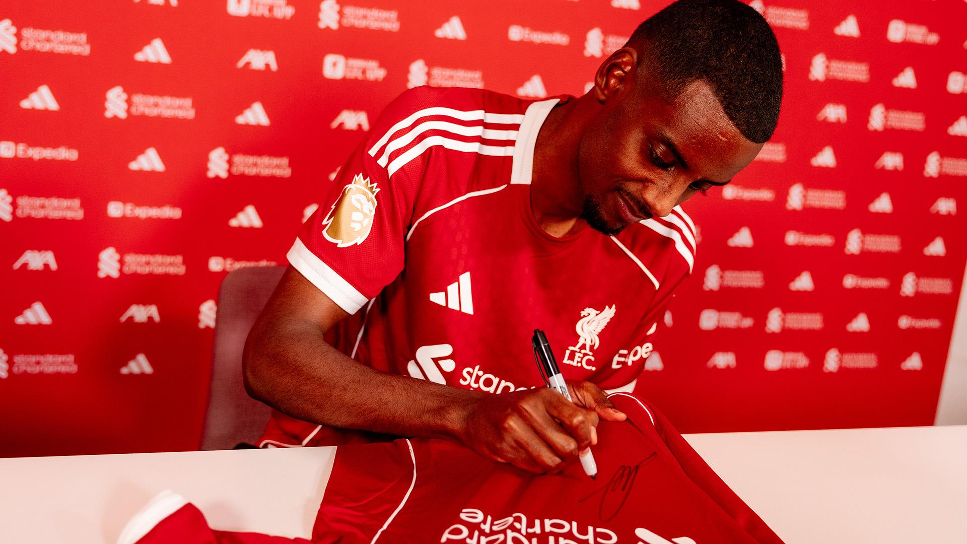 Competition: Win a Liverpool shirt signed by Alexander Isak