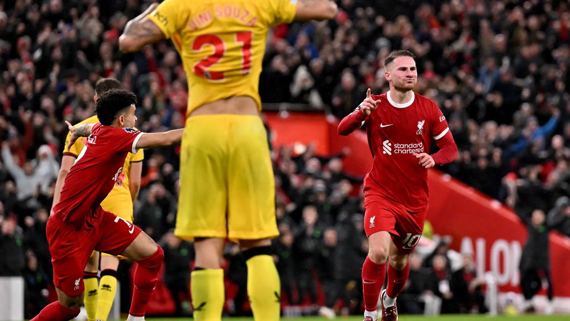 Alexis Mac Allister shortlisted for Premier League Goal of the Month