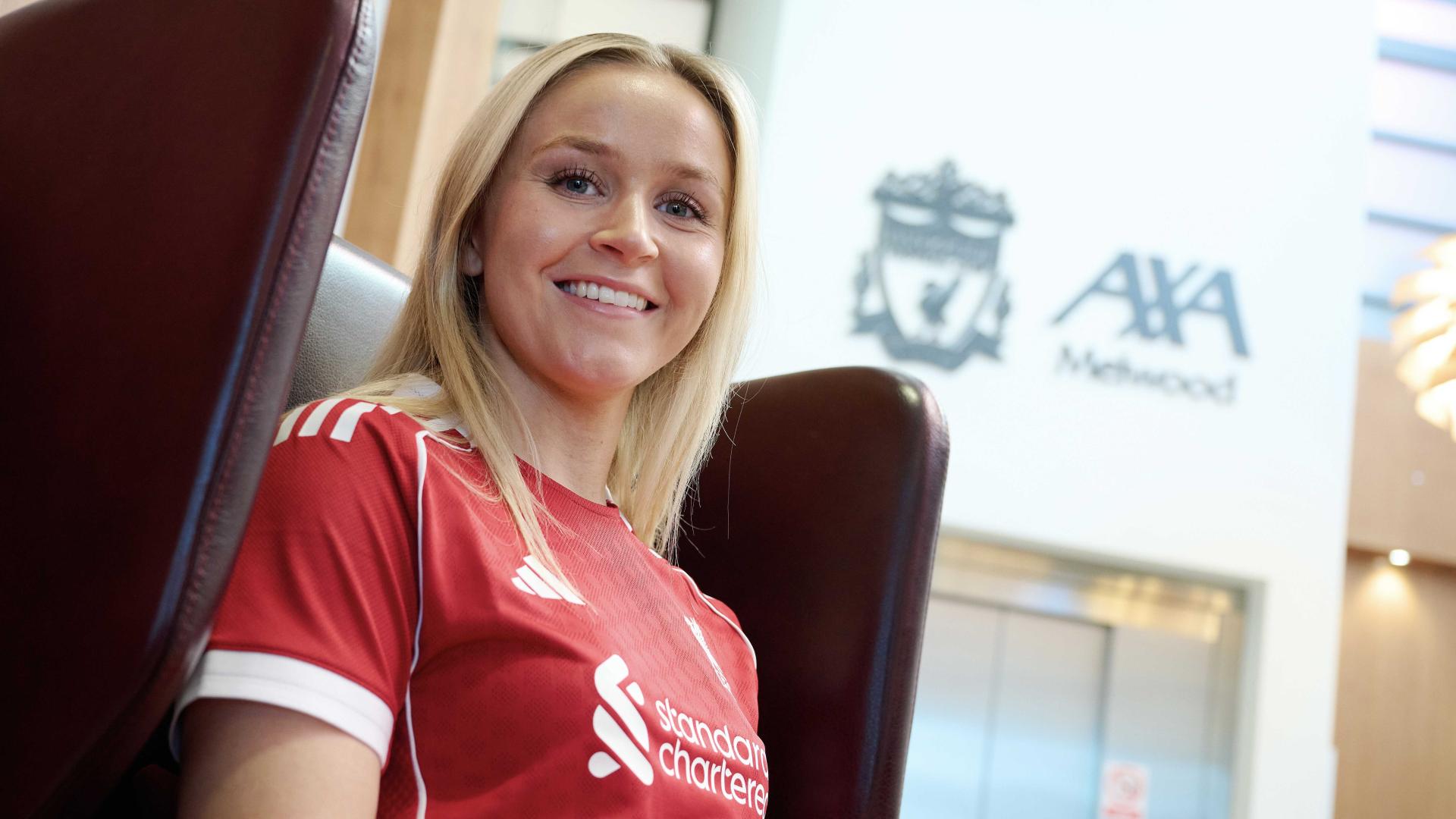 Photos: Anna Josendal finalises Liverpool FC Women transfer