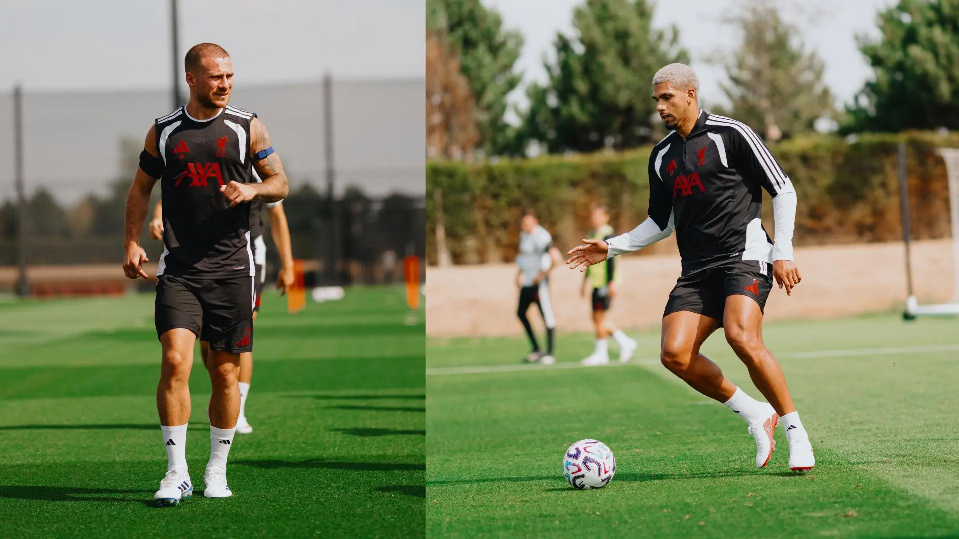 Training photos: Liverpool continue pre-season work on Wednesday