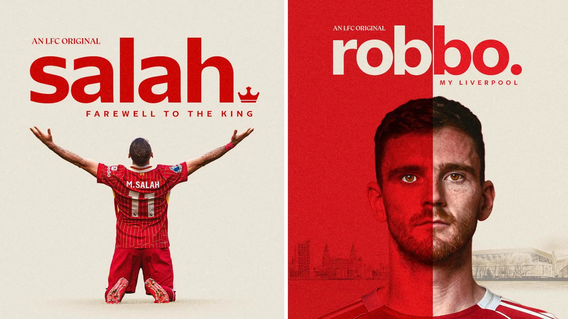 Two new LFC Original films to celebrate Mo Salah and Andy Robertson