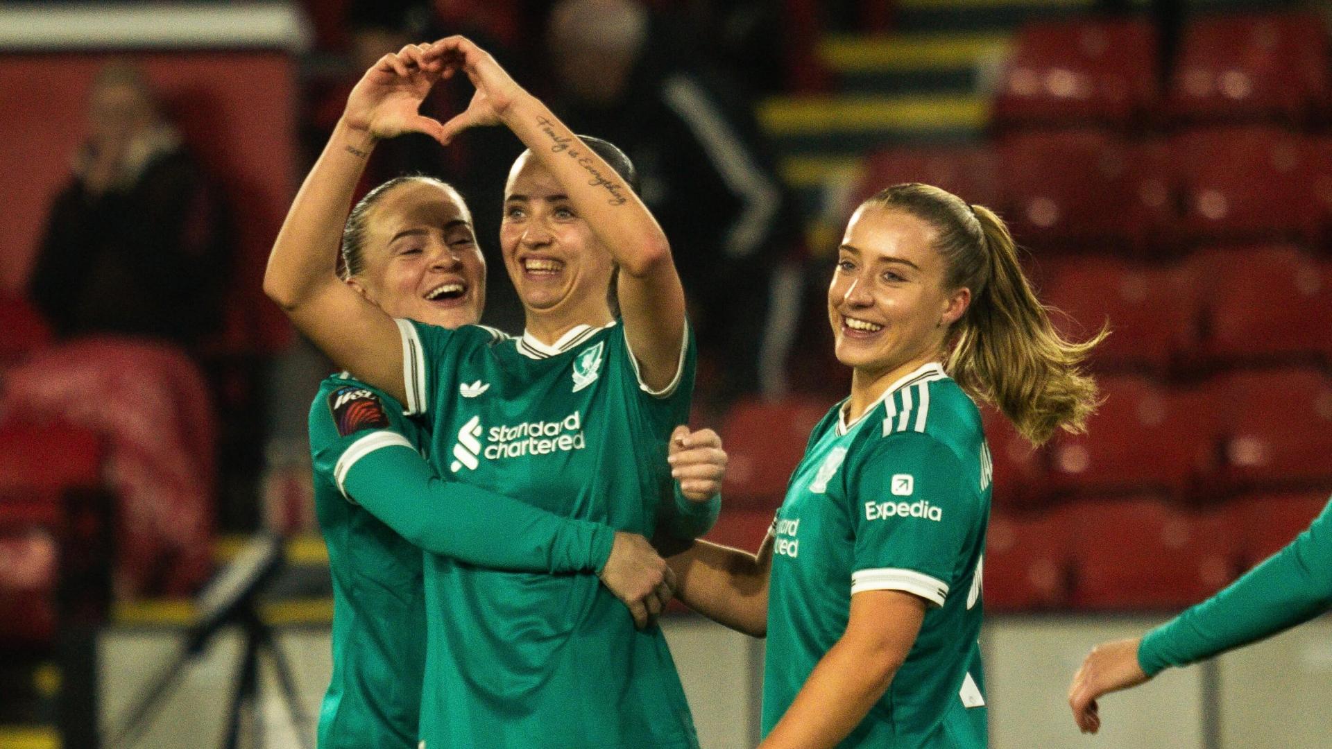 Women's League Cup highlights: Sheffield United 1-4 Liverpool