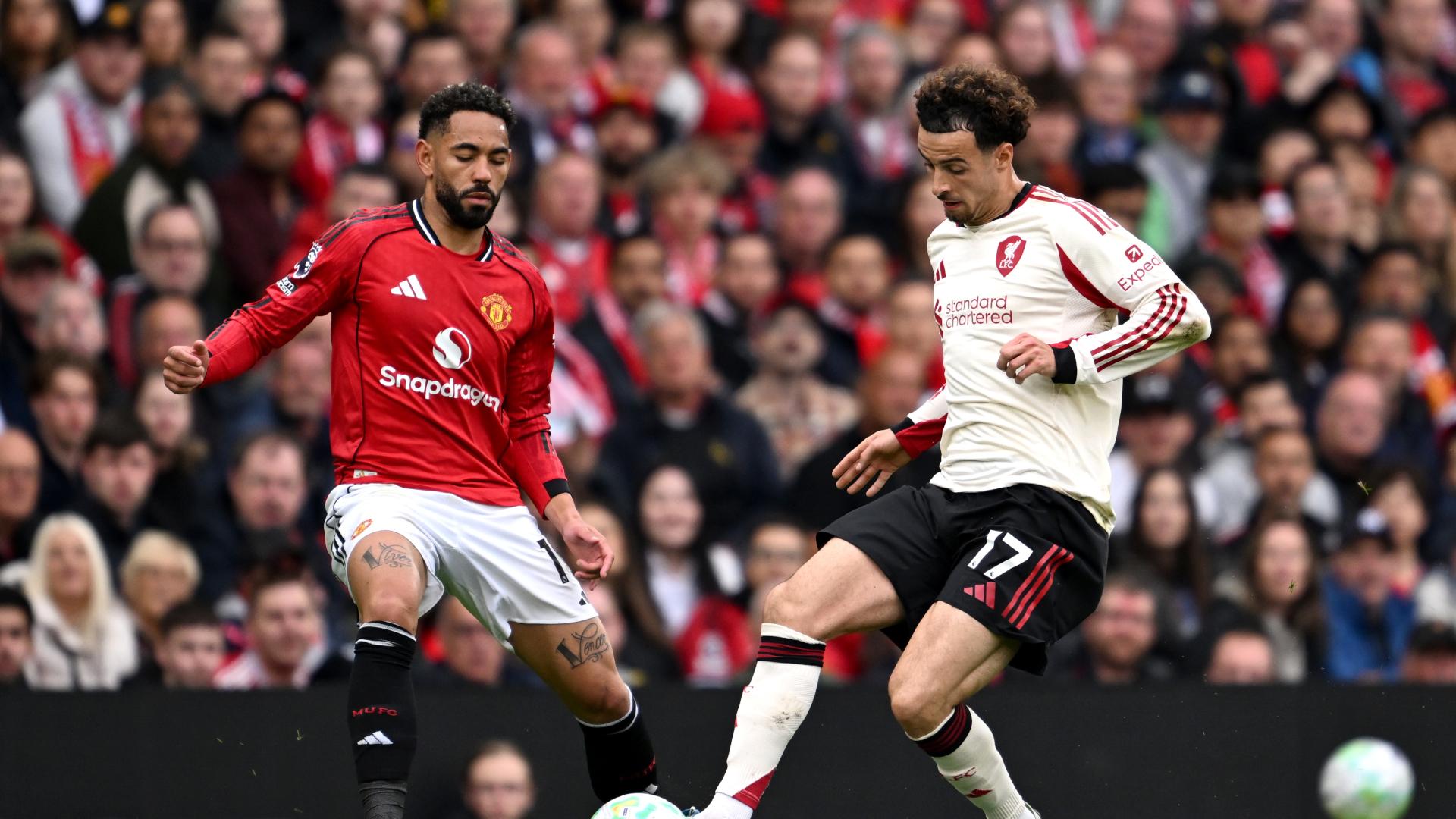 Liverpool beaten by Manchester United at Old Trafford