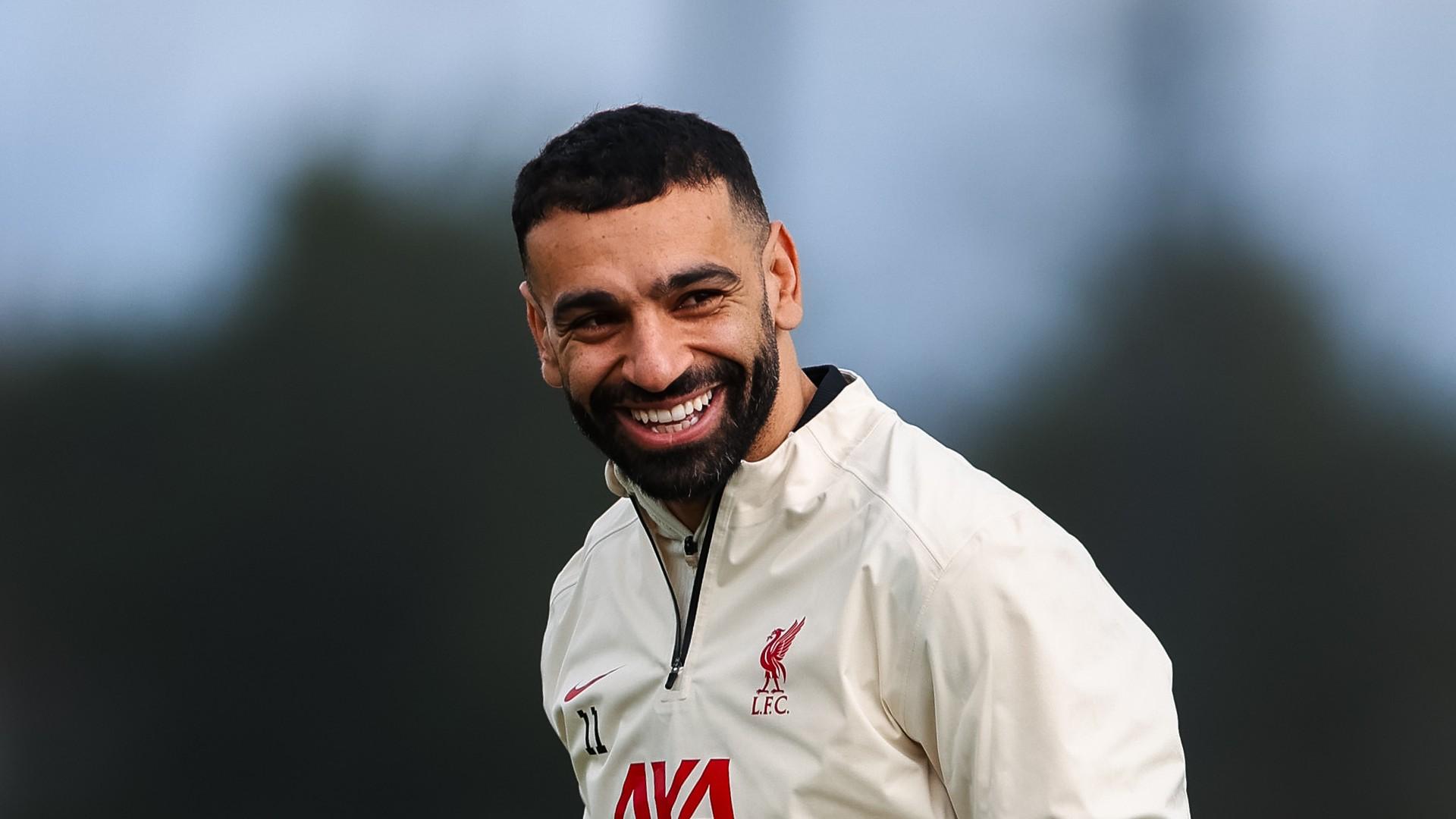 'I just walked by Mo Salah and he has a big smile on his face!'