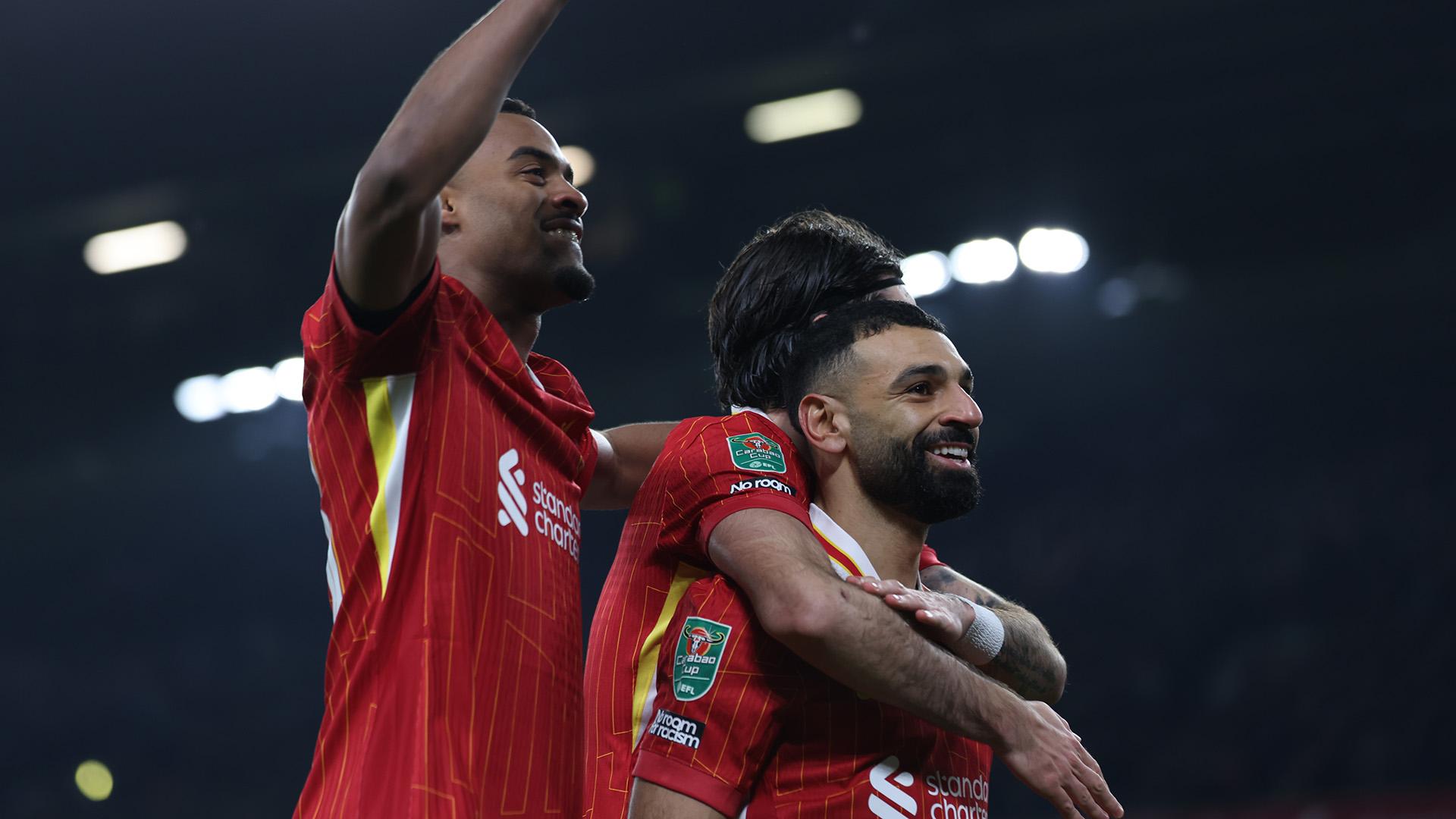 32 photos from Anfield as Liverpool reach Carabao Cup final in style