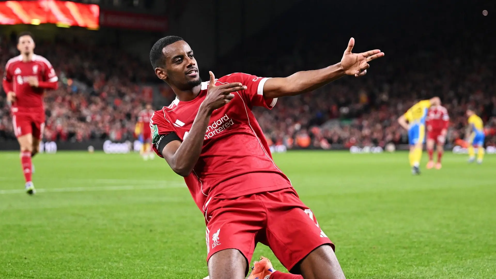 'A good night' - Alexander Isak reacts to his first Liverpool goal