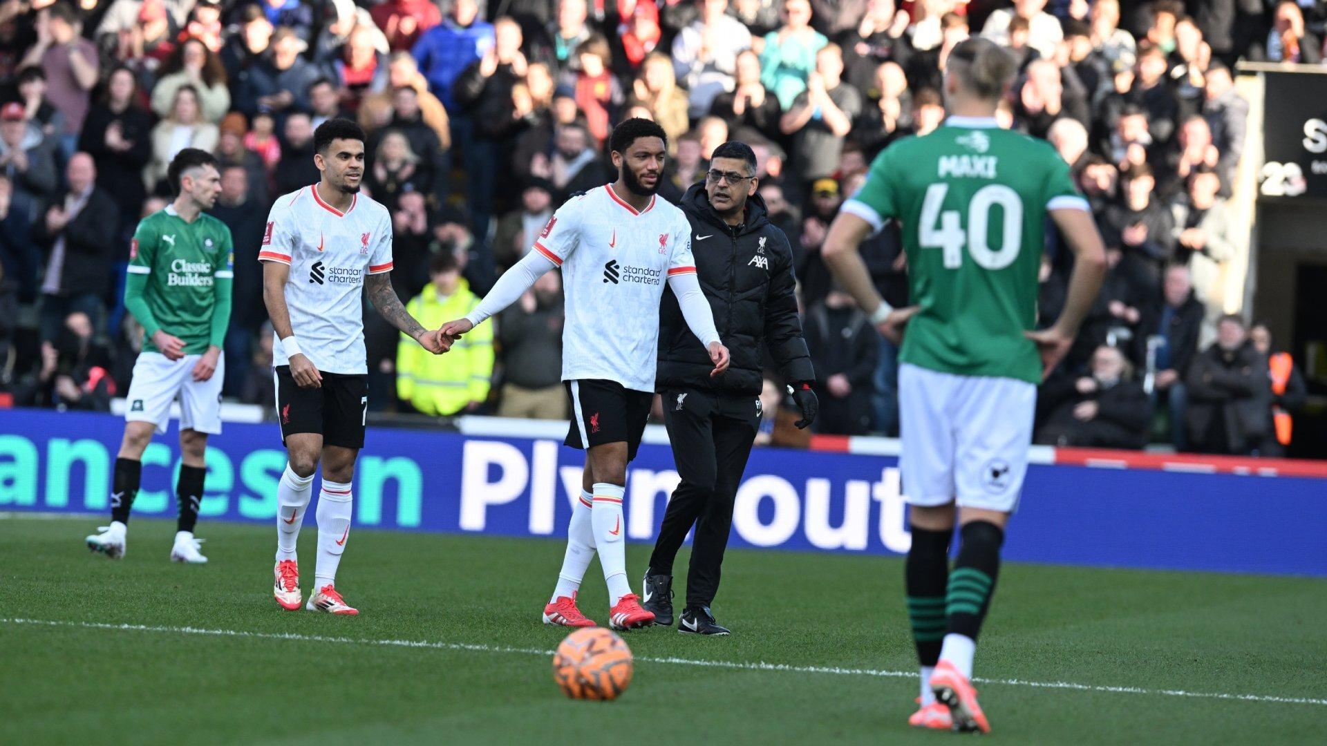 Arne Slot's update on Joe Gomez injury